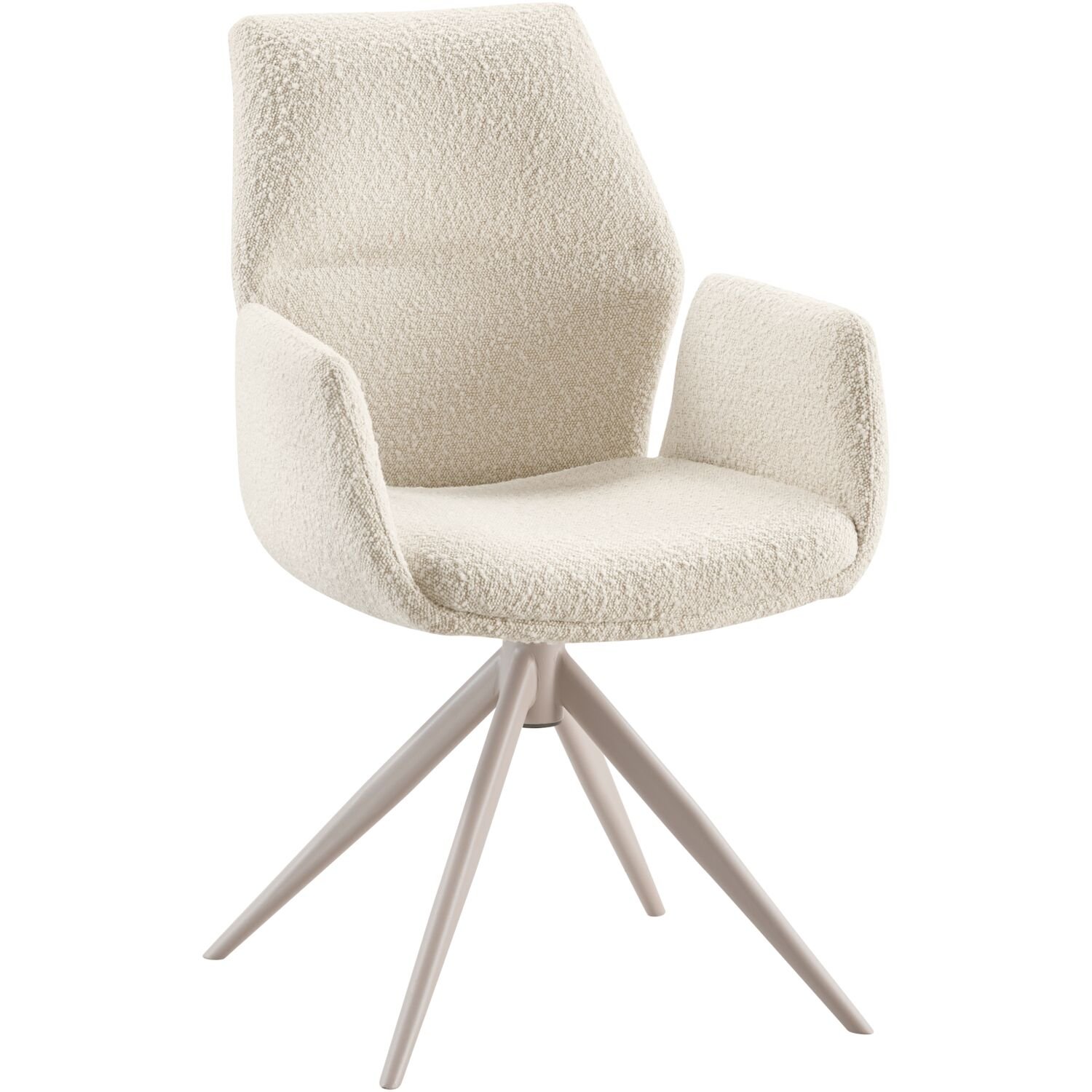 Armstoel Faido stof touch pearl
