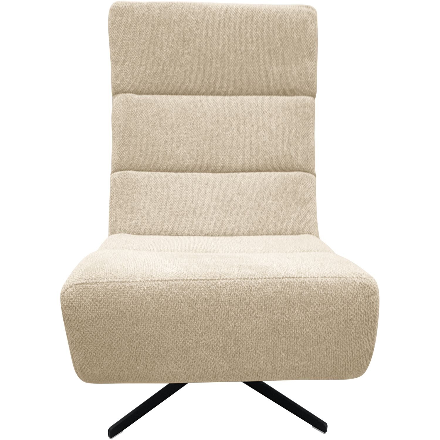 Draaifauteuil Novia stof macan 01-naturel