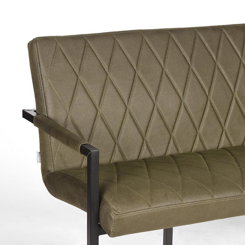 Eetkamerbank Denmark army green, 155 cm