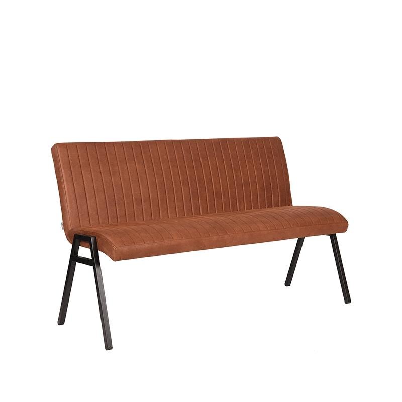 Eetkamerbank Matz cognac, 145 cm