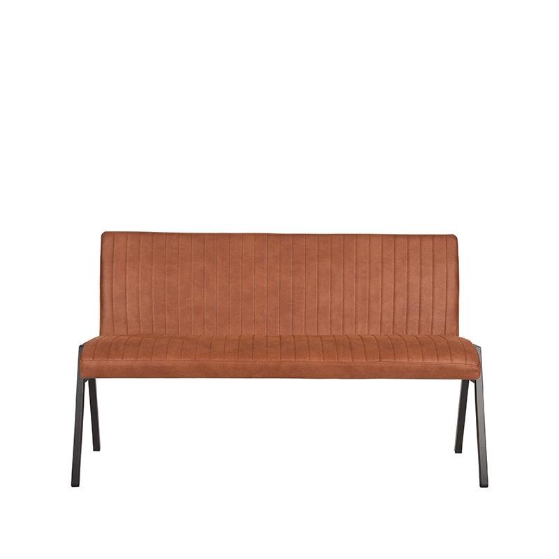 Eetkamerbank Matz cognac, 145 cm
