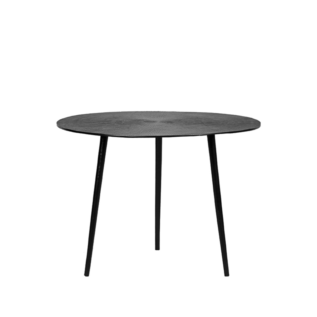 Salontafel Nobby zwart metaal, 60 cm