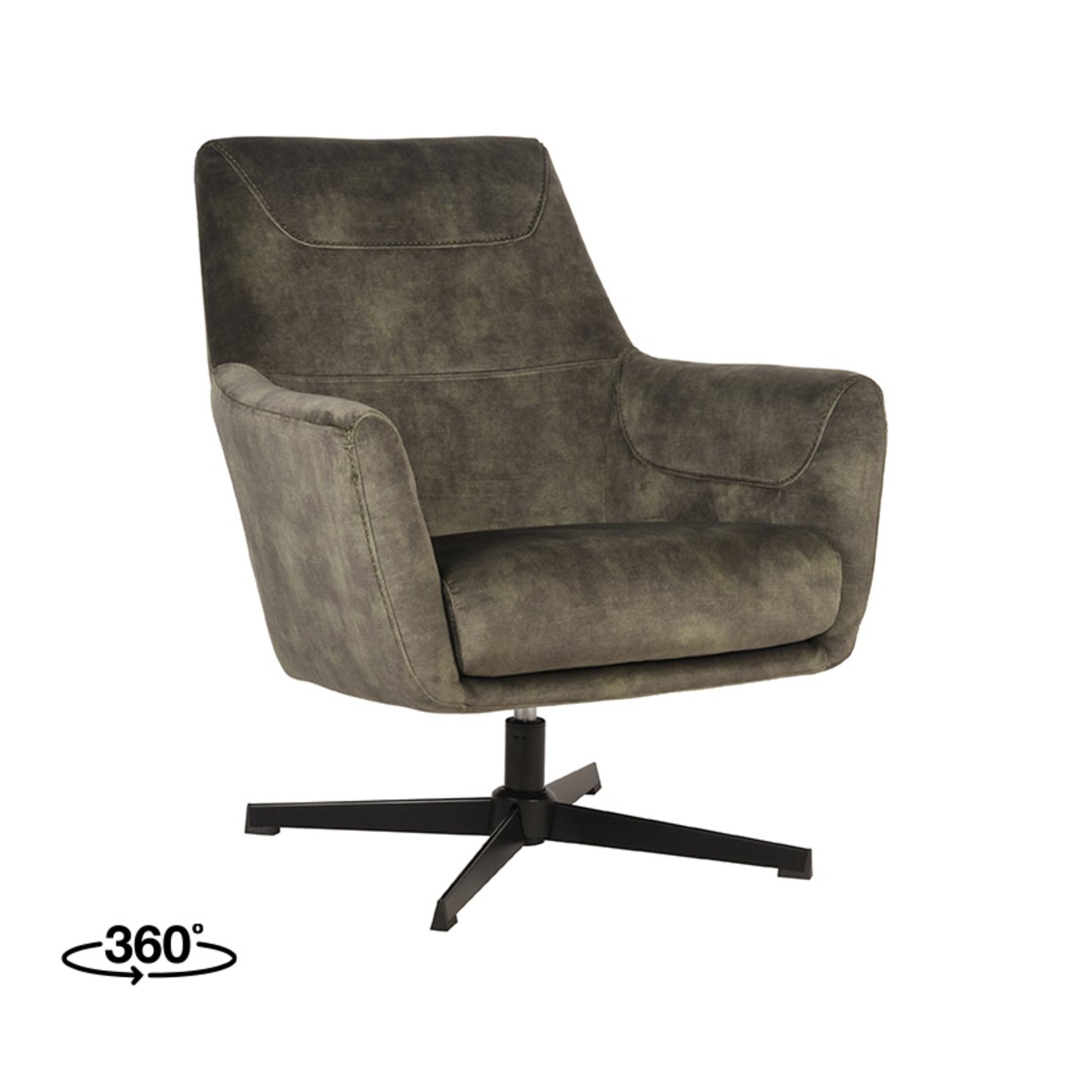 Draaifauteuil Toby hunter