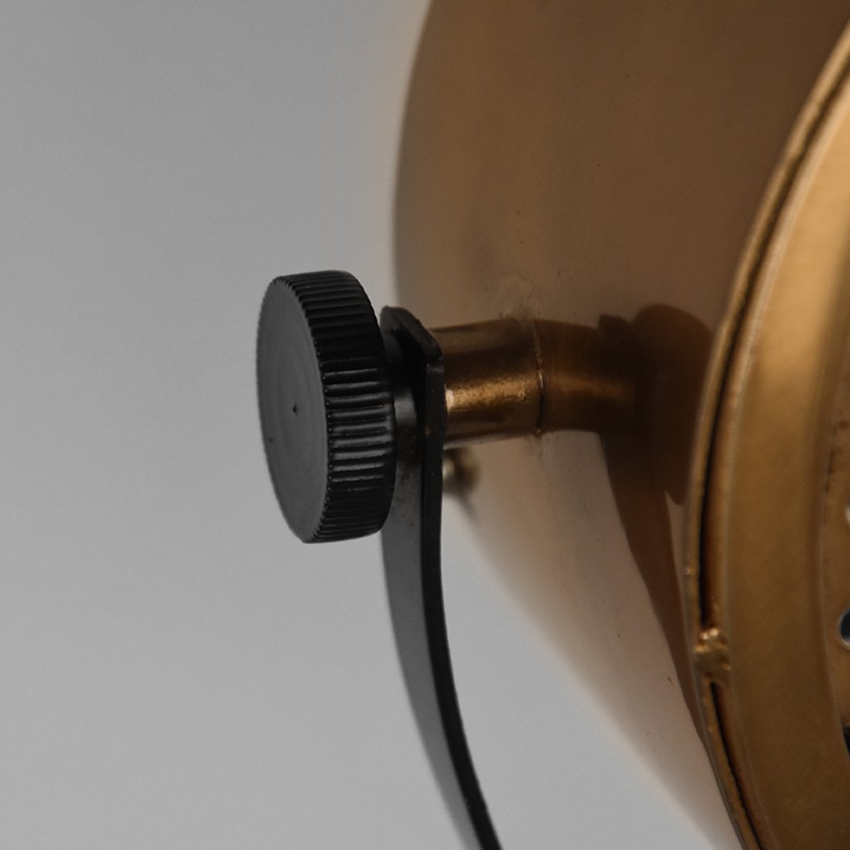 Tafellamp Muse goud en zwart metaal, 20x20x60 cm