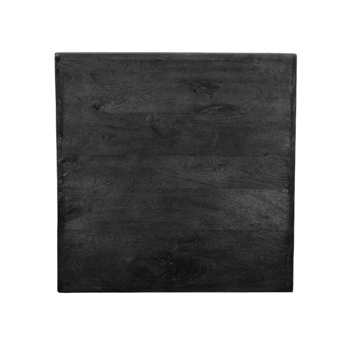 Restauranttafel Blad zwart mangohout, 70x70 cm
