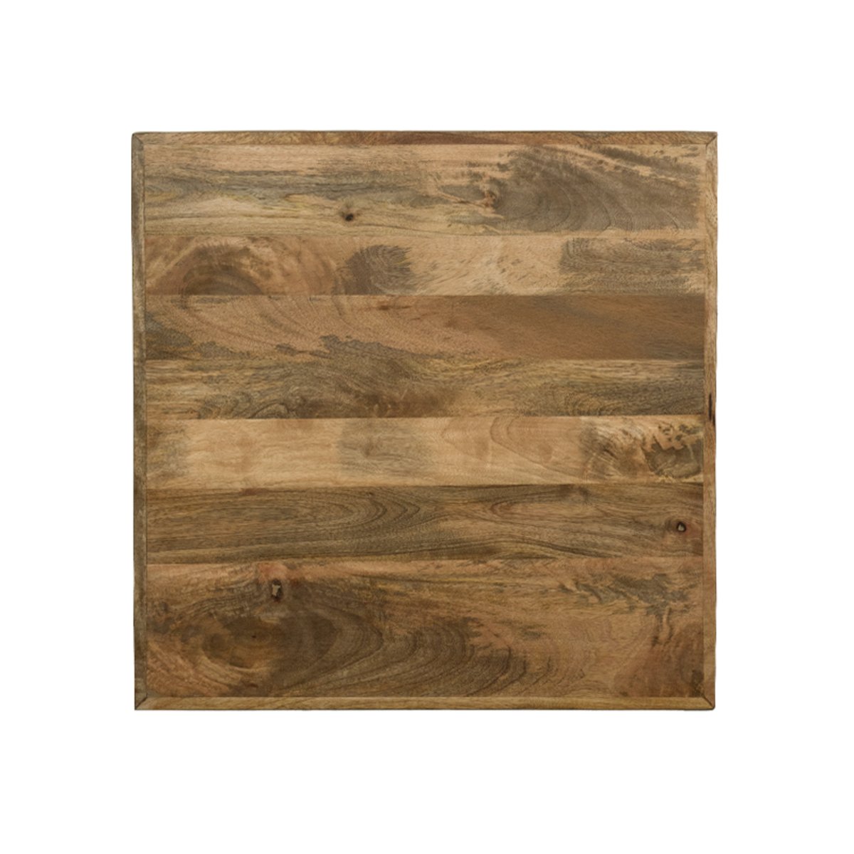 Restauranttafel Blad rough mangohout, 70x70 cm