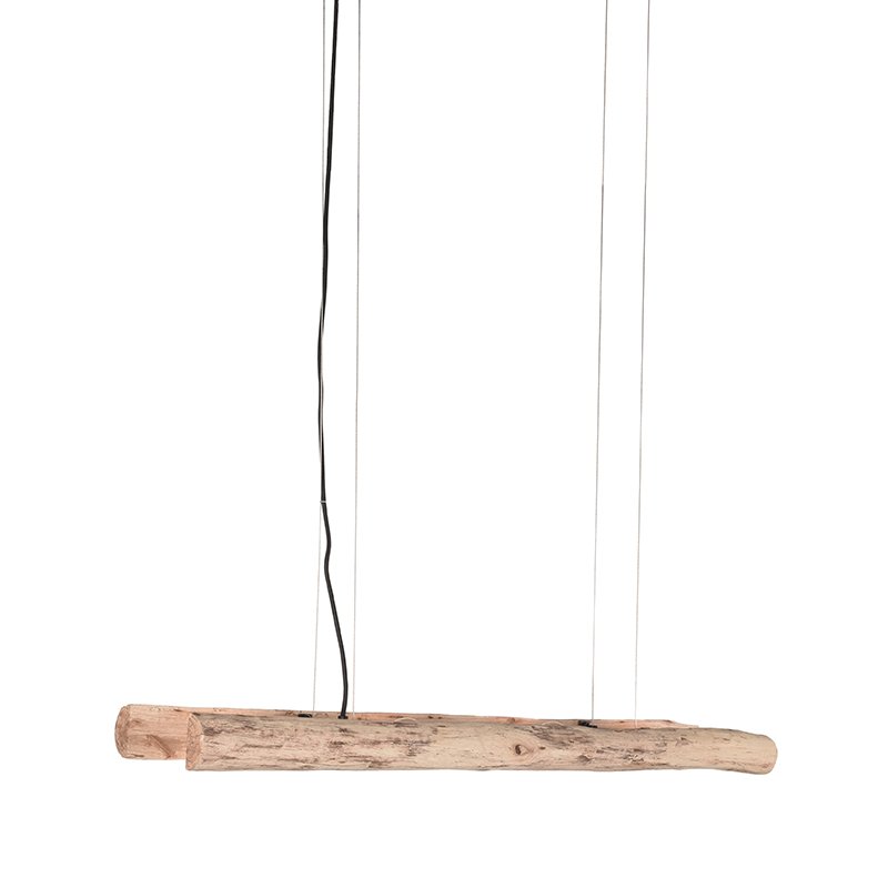 Hanglamp Woody naturel hout, 100x20x150 cm