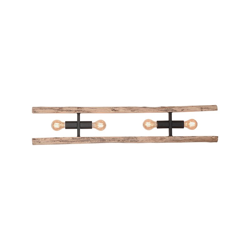 Hanglamp Woody naturel hout, 100x20x150 cm