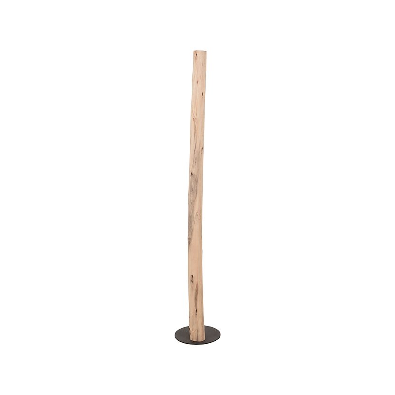 Vloerlamp Woody naturel hout, 25x150 cm
