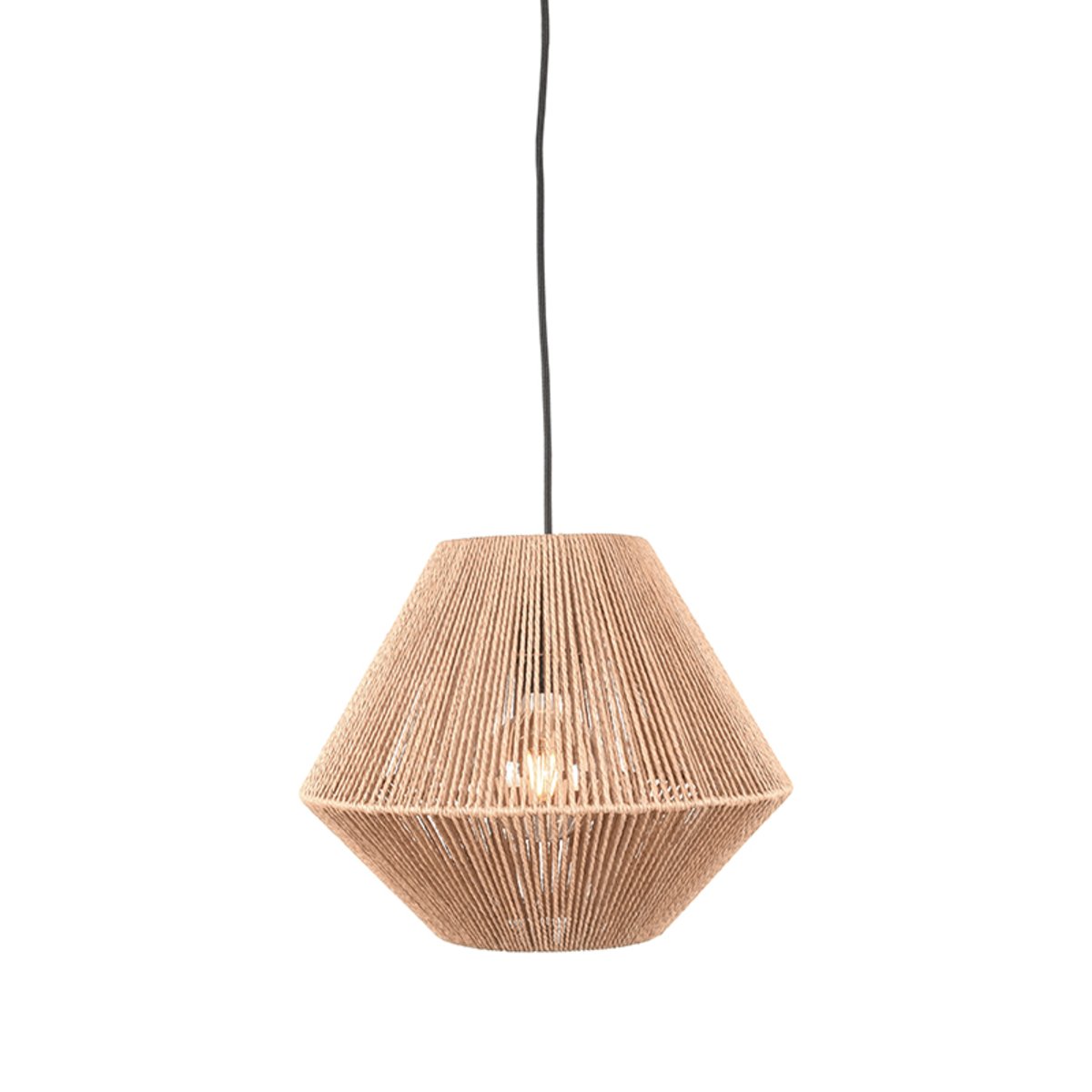 Hanglamp Ibiza naturel jute, 25x150 cm