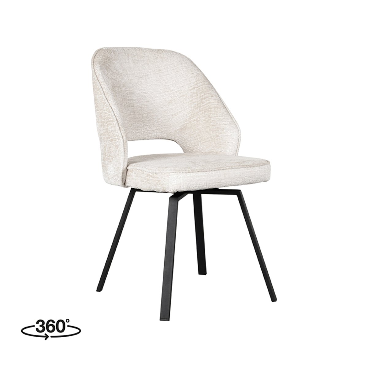 Eetstoel Lewi crème