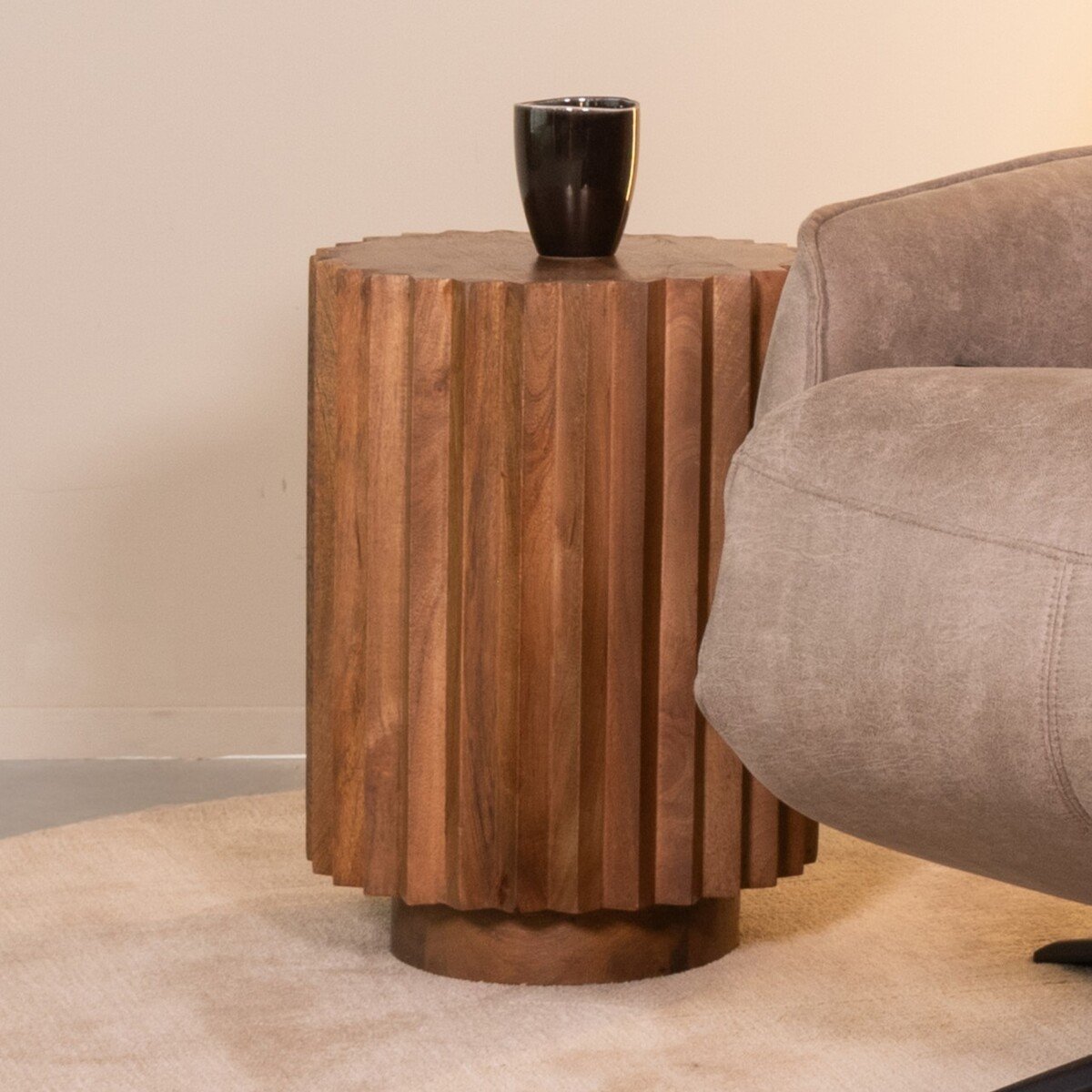 Bijzettafel Novan mangohout