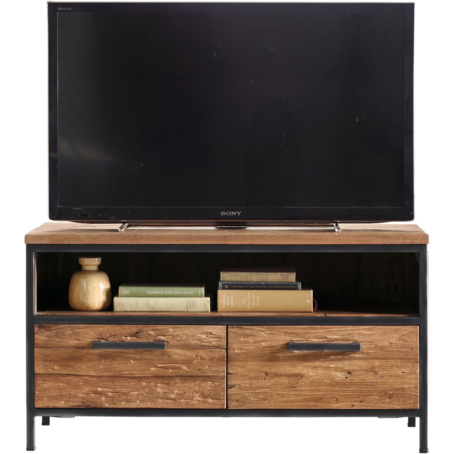 Tv-meubel Romaro 54 x 100 teak mix rough