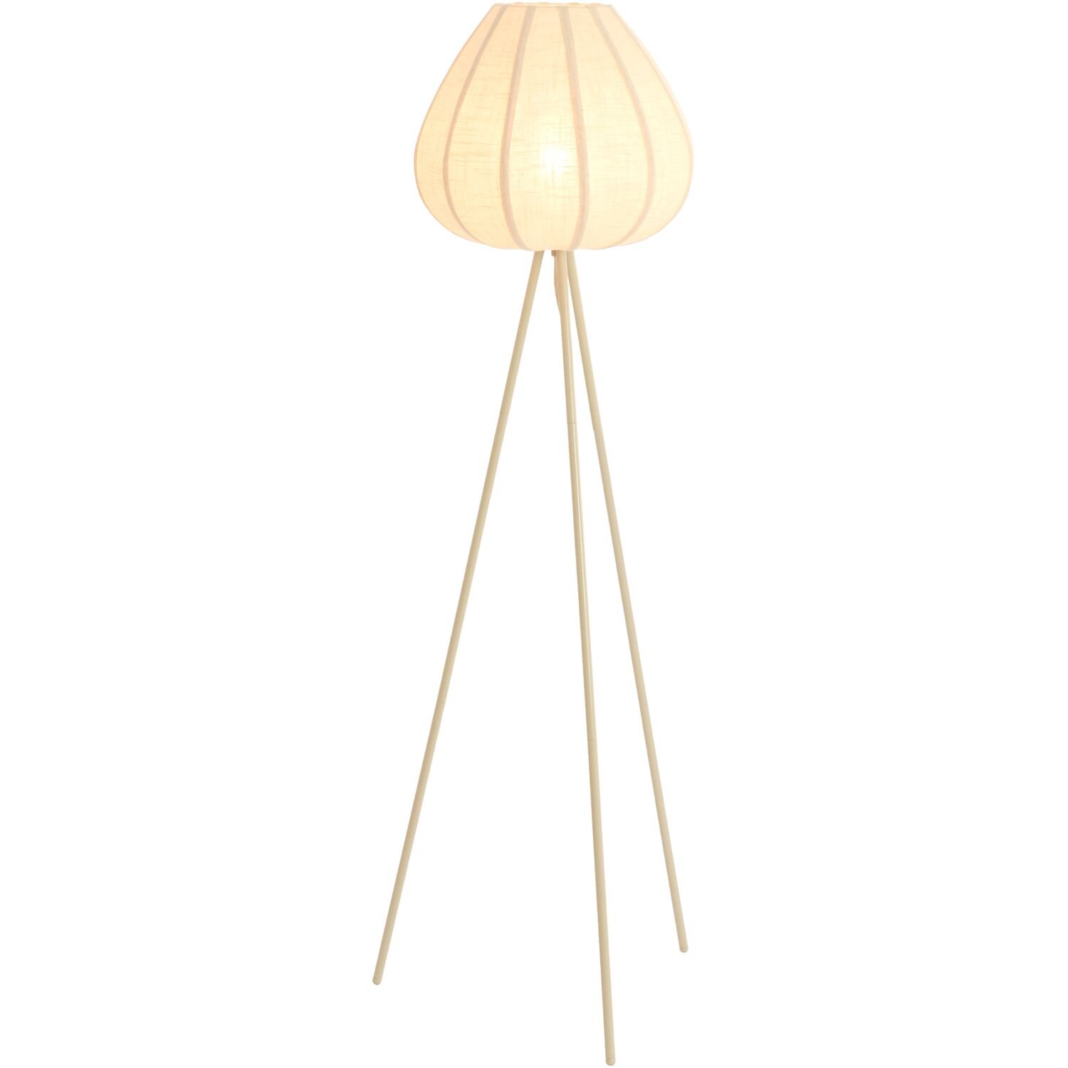 Vloerlamp Moscito wit 1 lichts