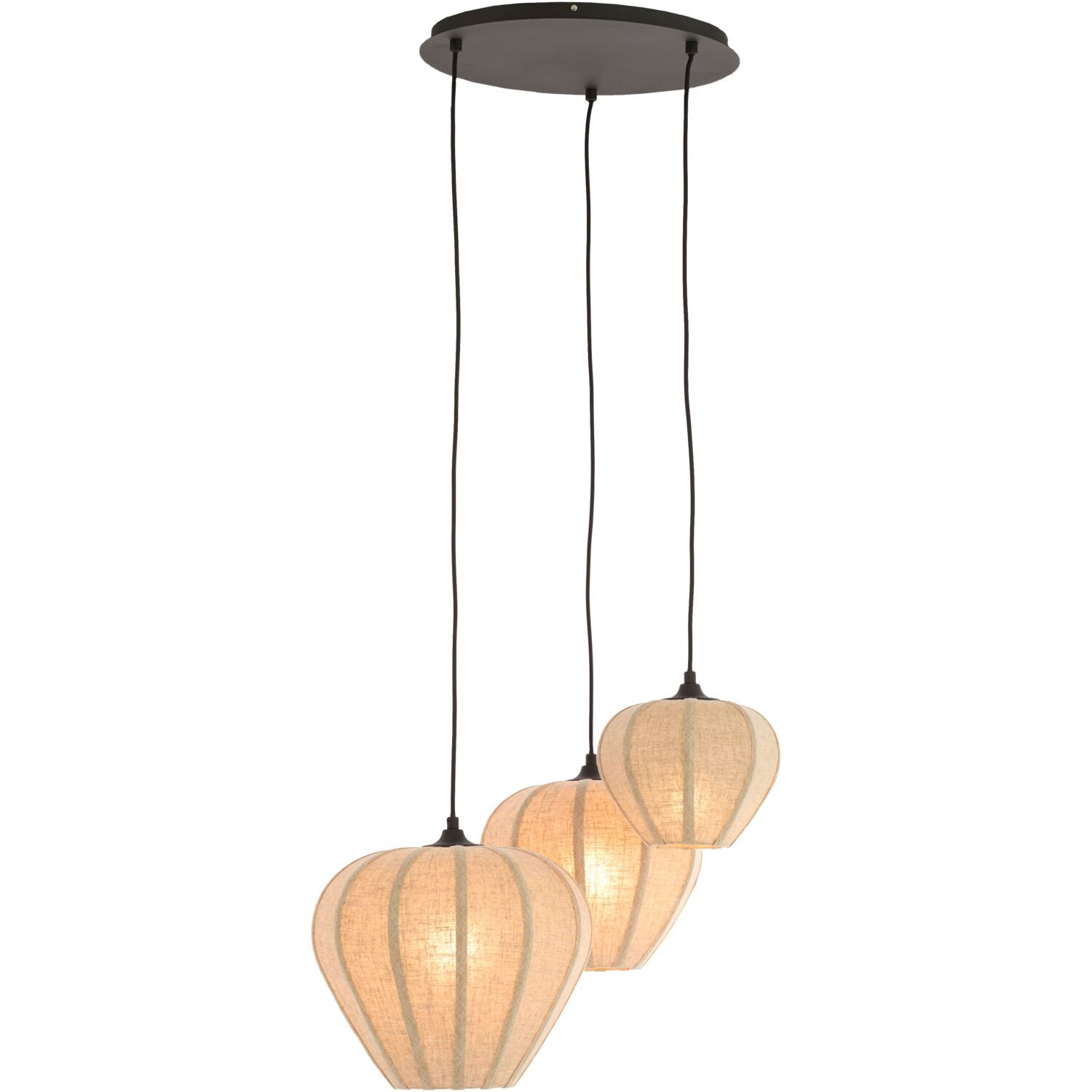 Hanglamp Moscito ecru 3 lichts