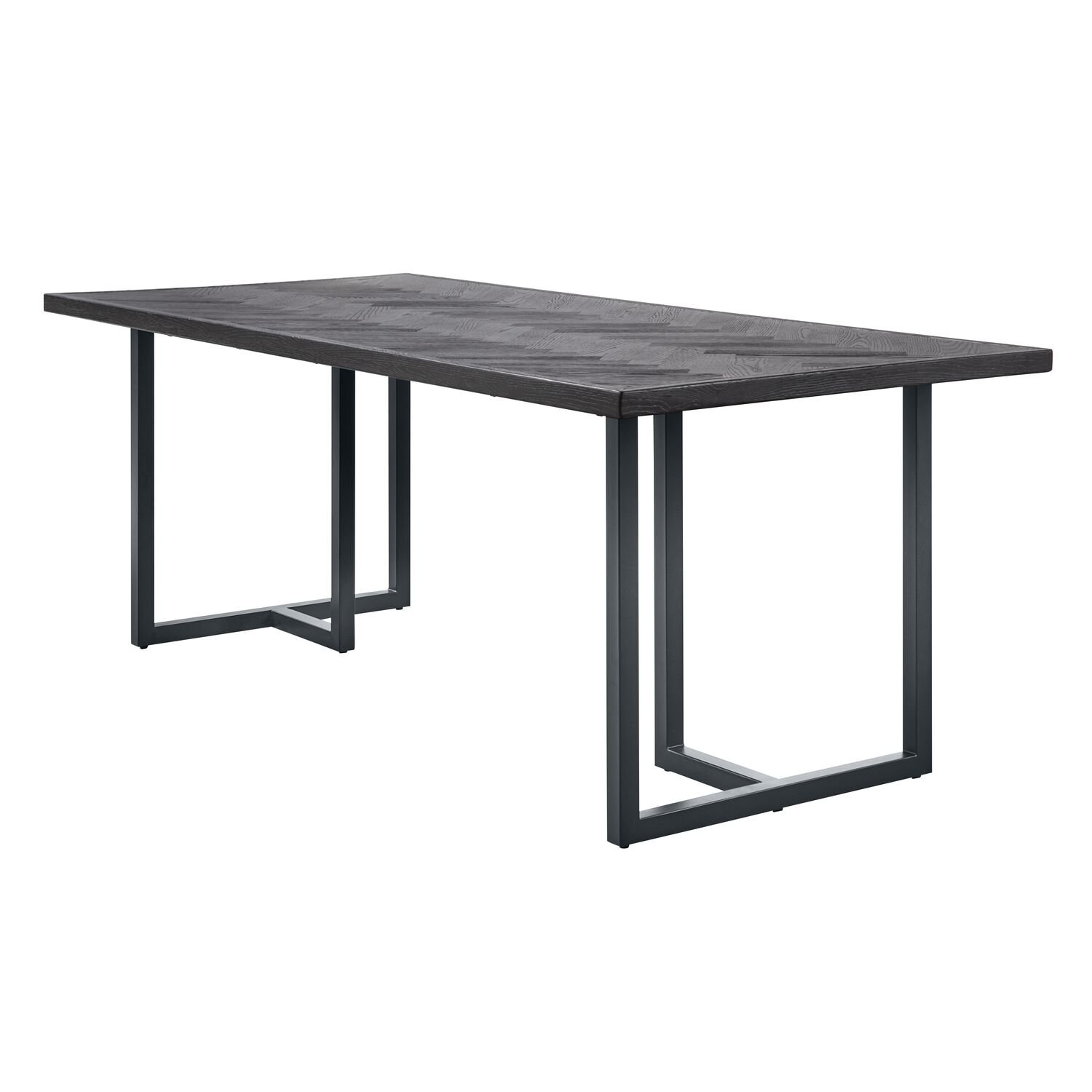 Eettafel Vinito 190 x 95 eiken fineer zwart