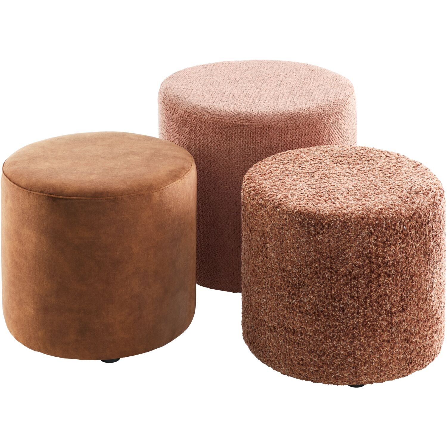 Hocker Roby ø40 cm rond hazel