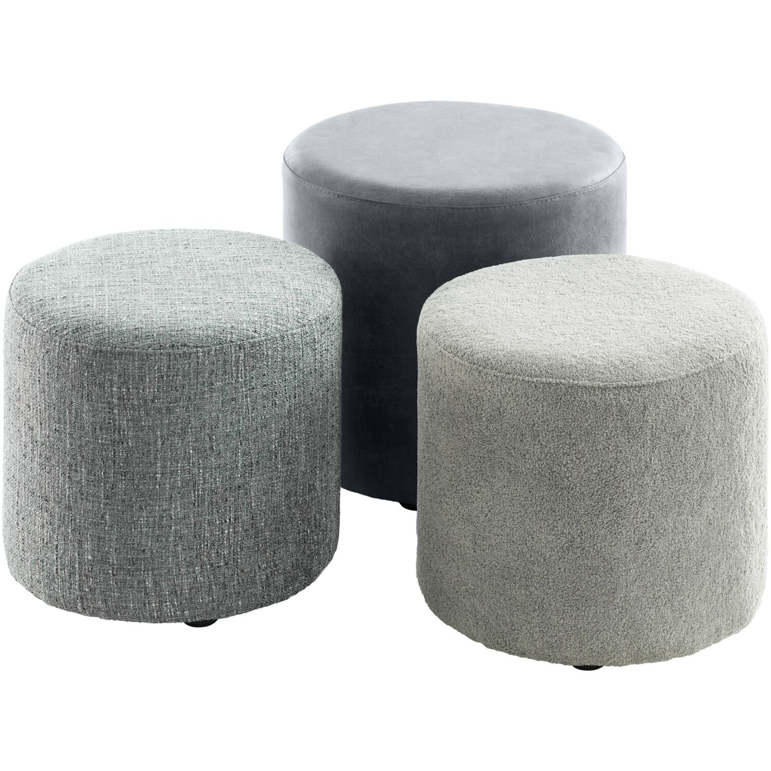 Hocker Roby ø45 cm rond dark blue