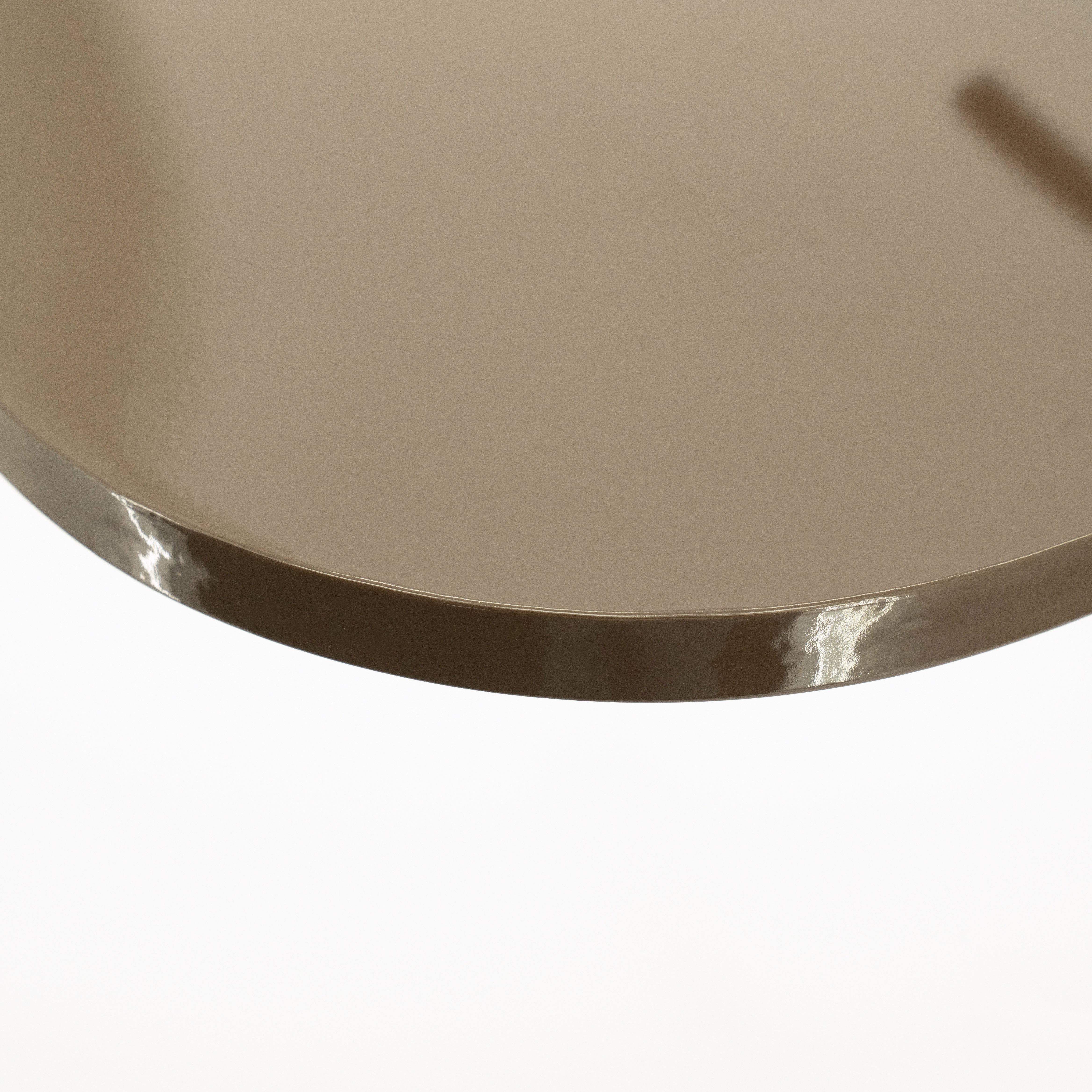 Bijzettafel Burak 32x32 cm bruin