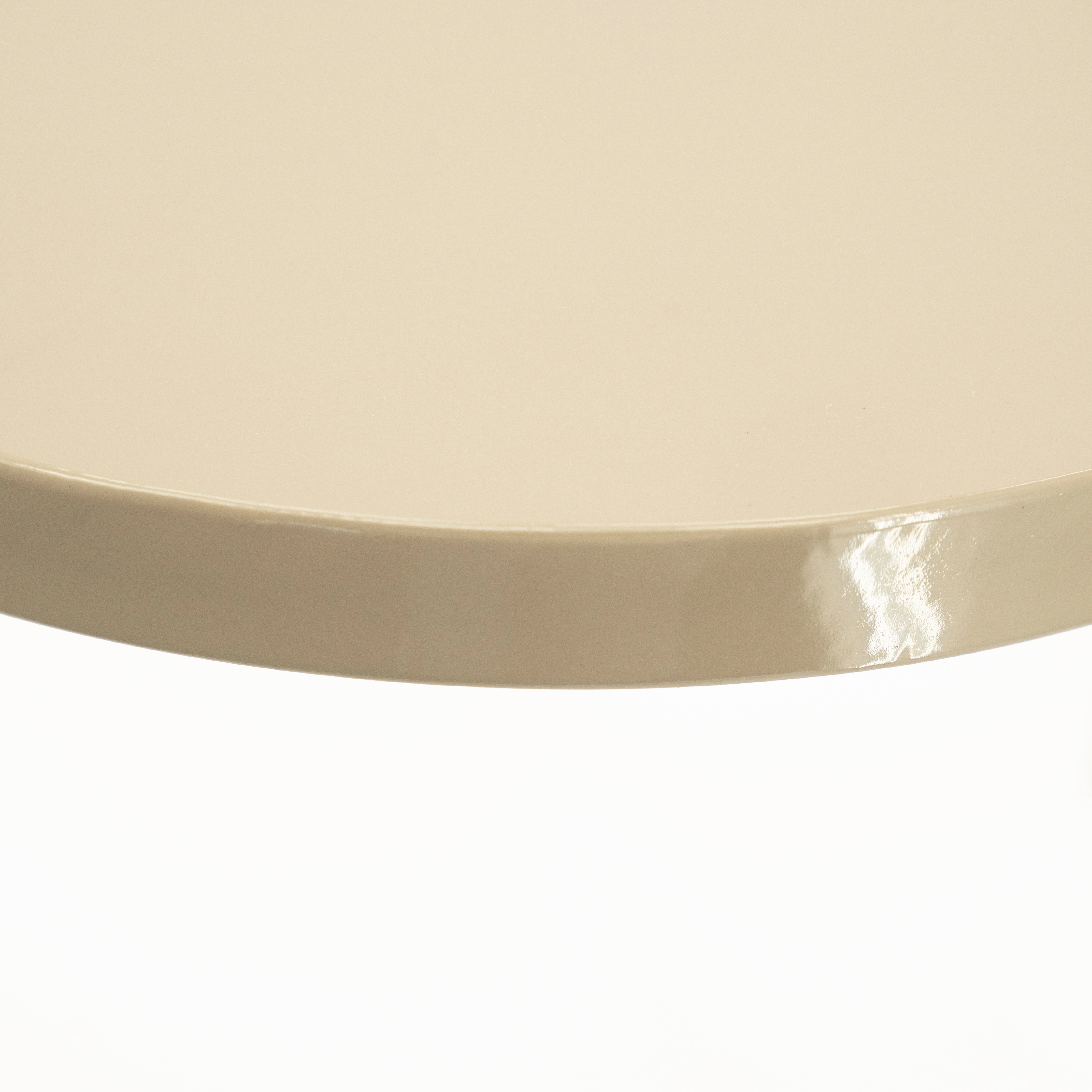 Bijzettafel Burak 32x32 cm taupe