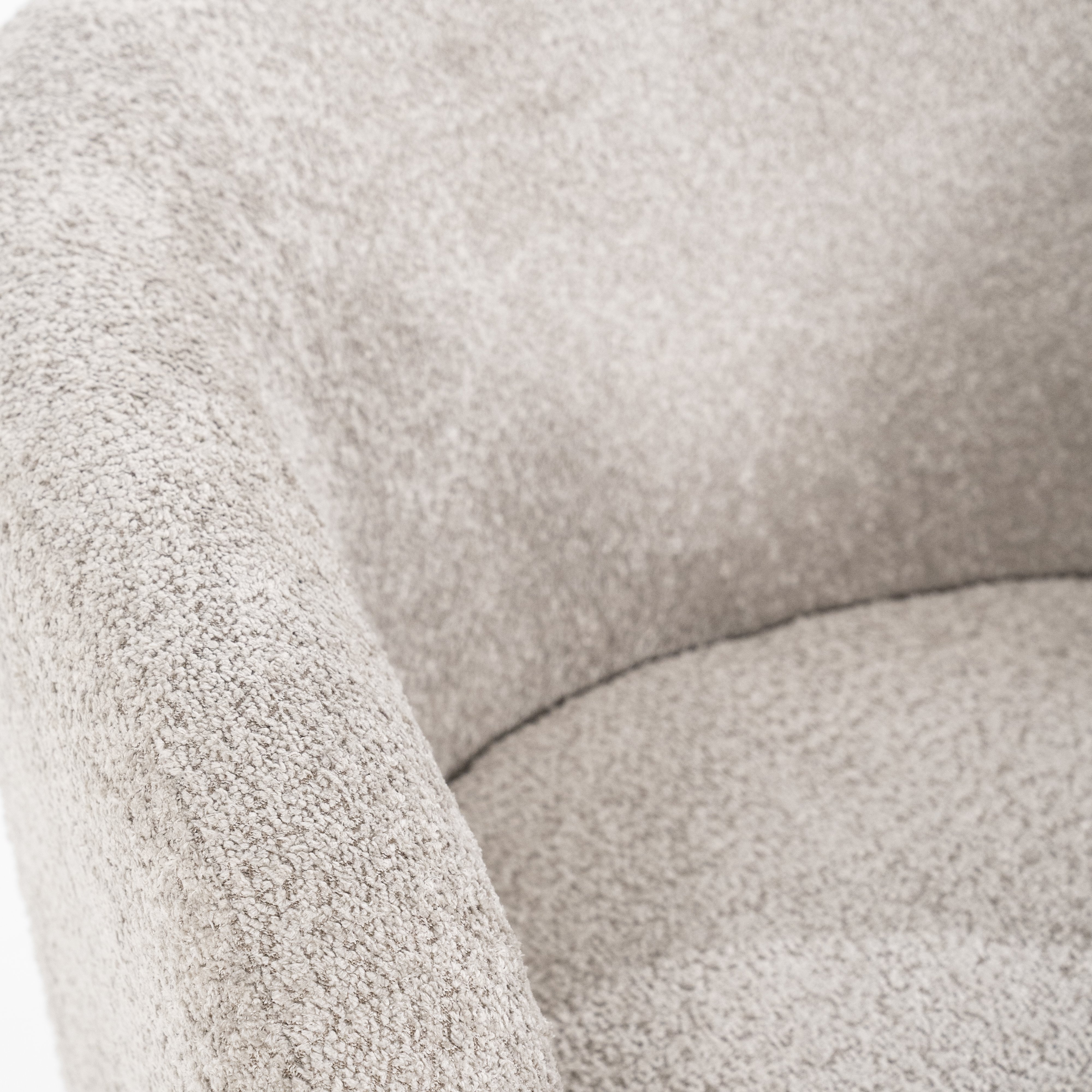 Fauteuil Bowie taupe