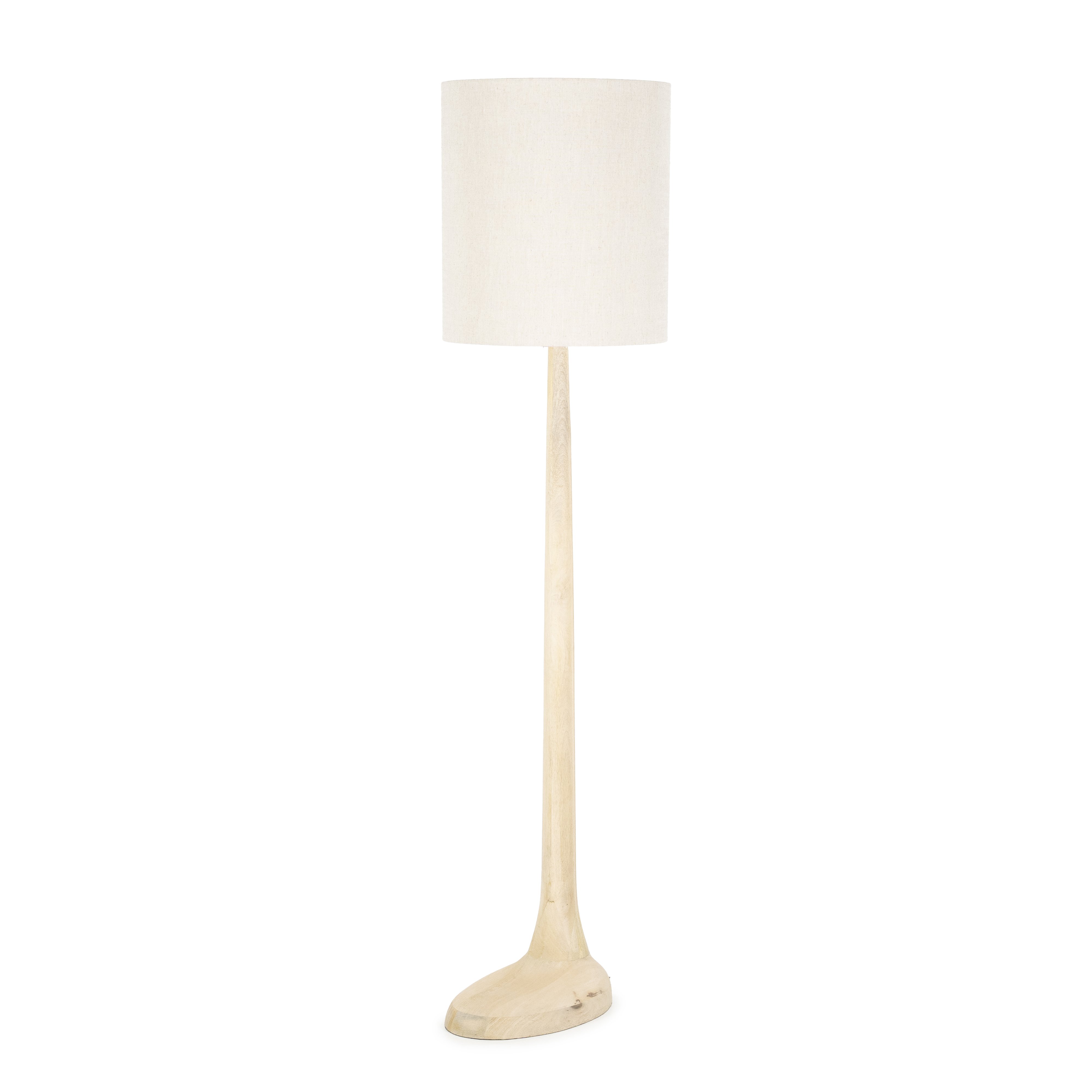 Vloerlamp Riemer naturel