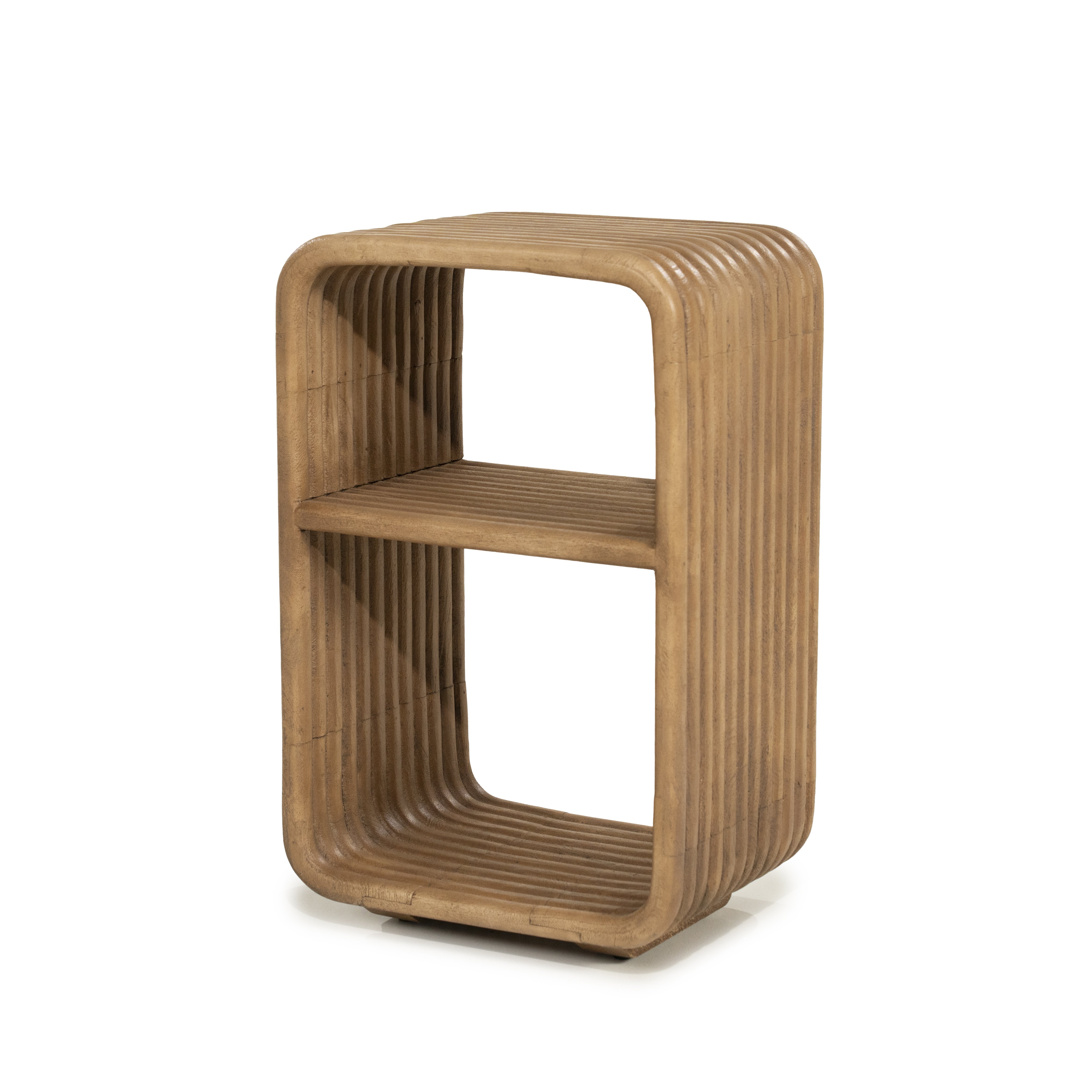 Side table Rishaan met 2 open vakken