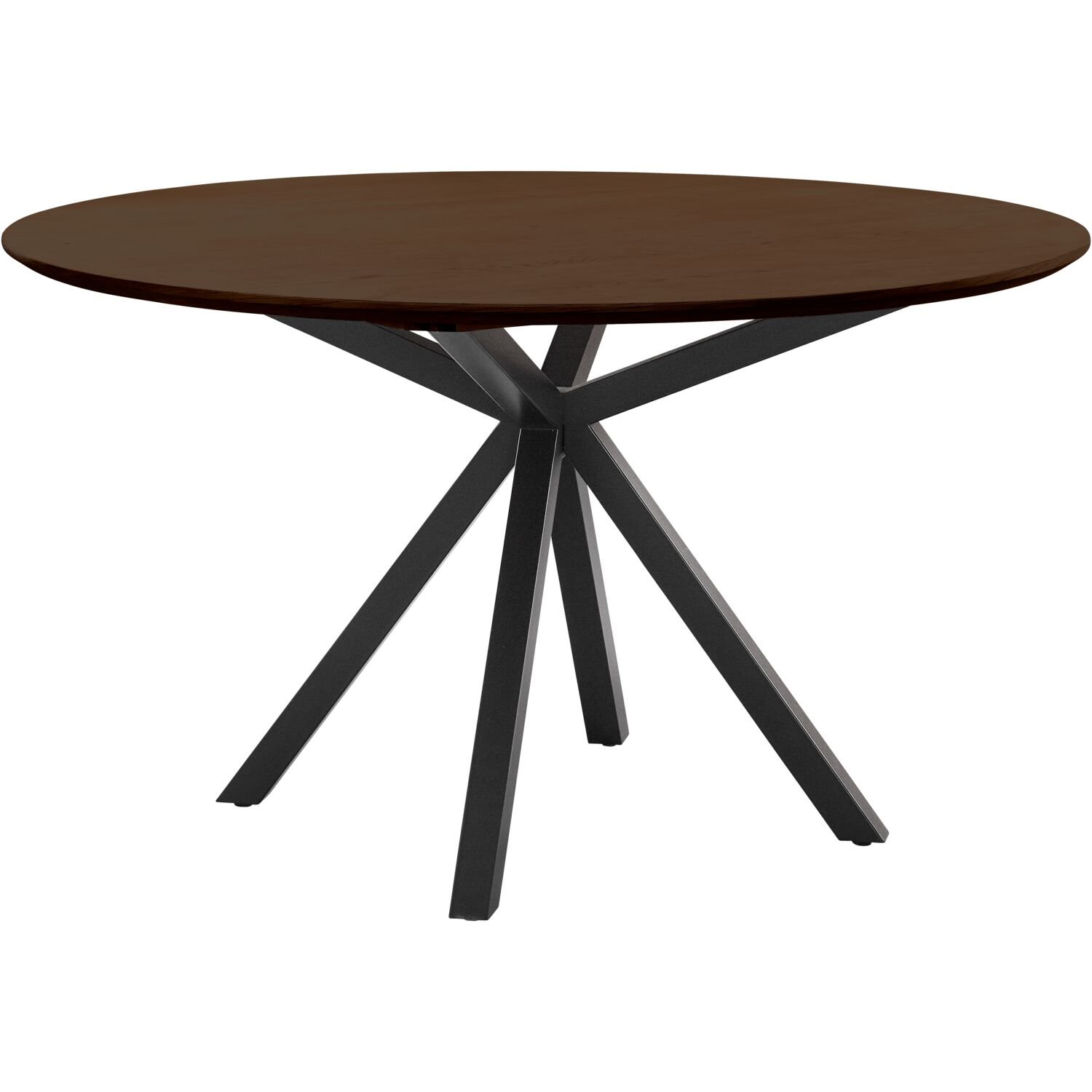 Eettafel Belvio Ø140 cm dark oak veneer