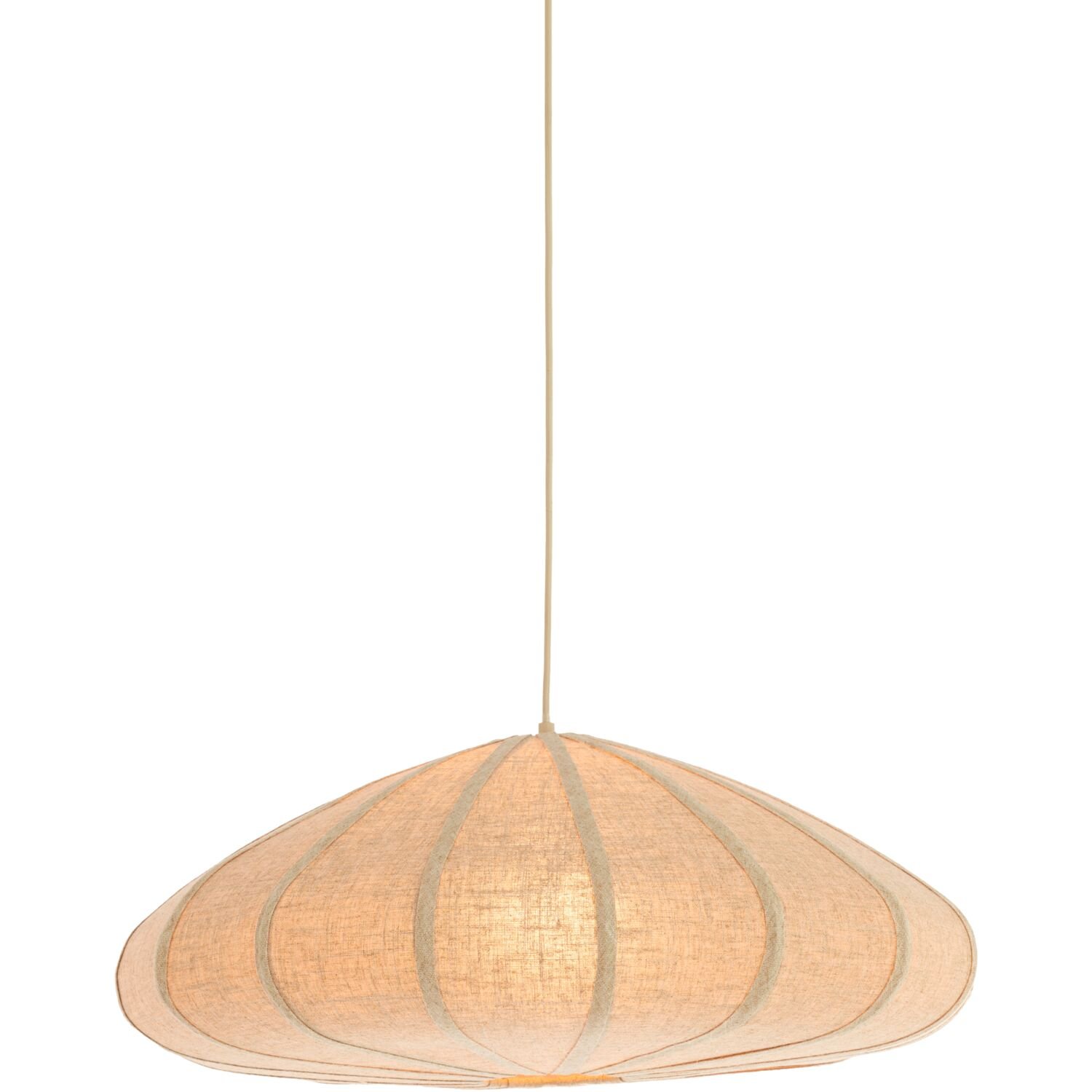 Hanglamp Cantilupo S in linnen naturel
