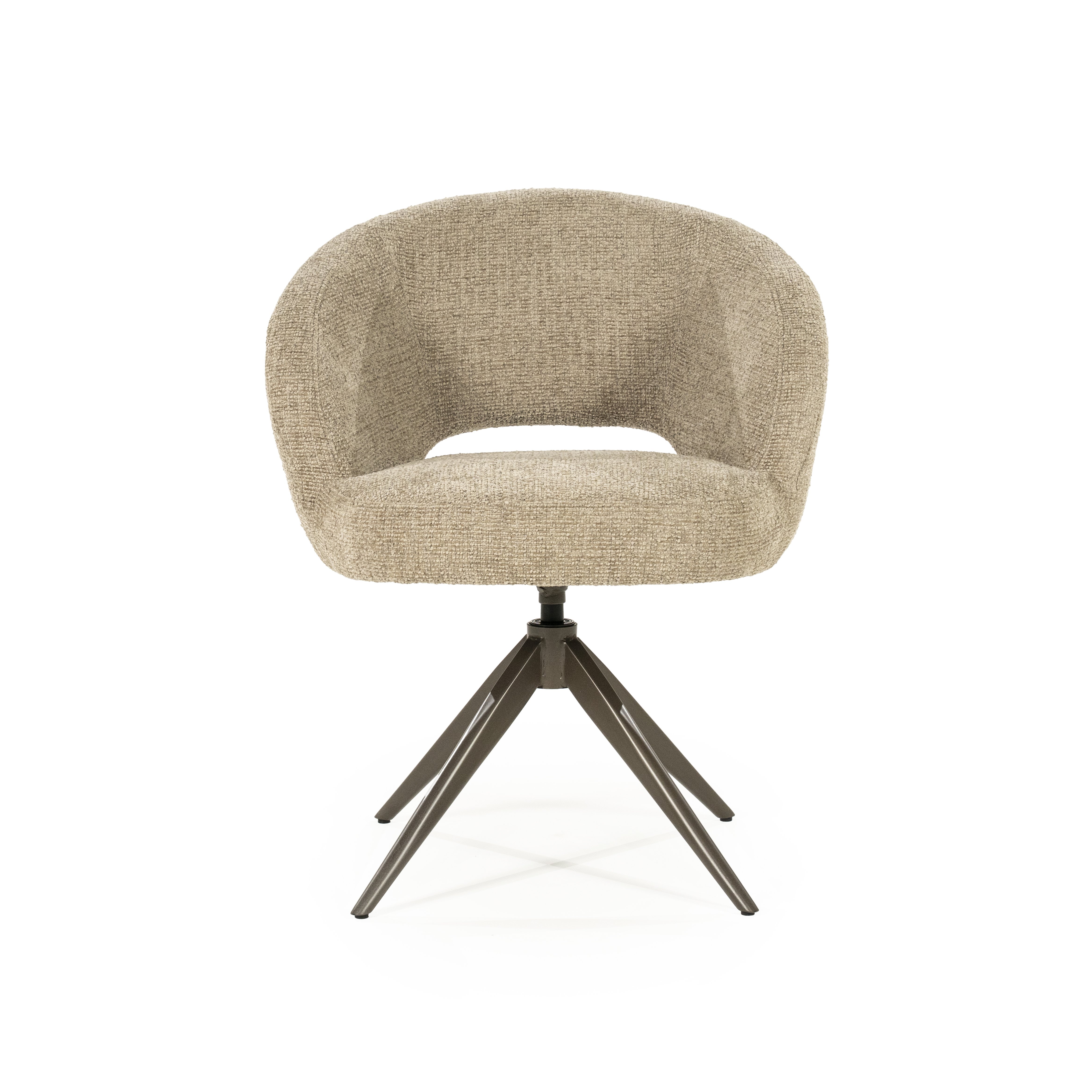 Arnstoel Aleks in taupe