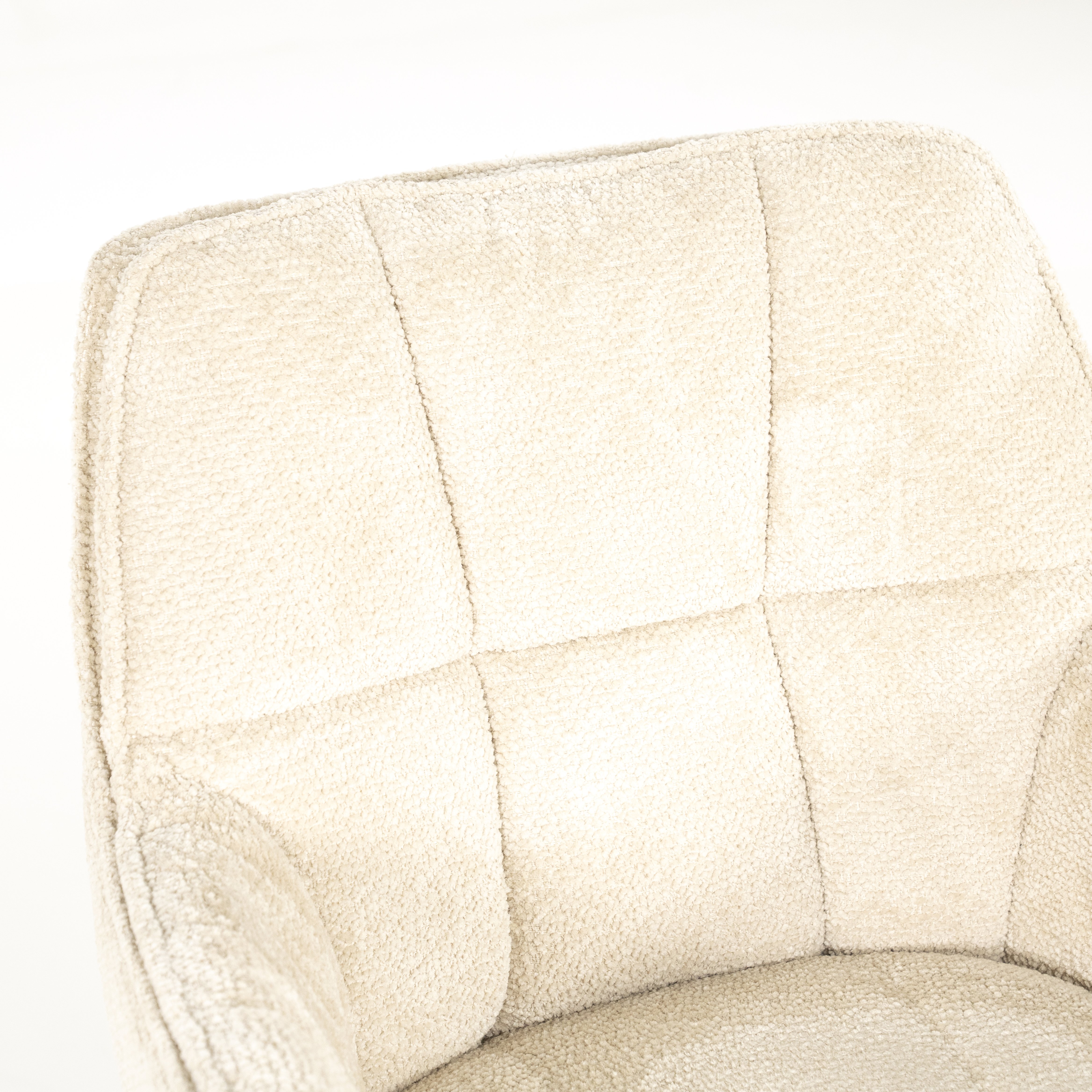 Armstoel (draaibaar) Hugh in beige