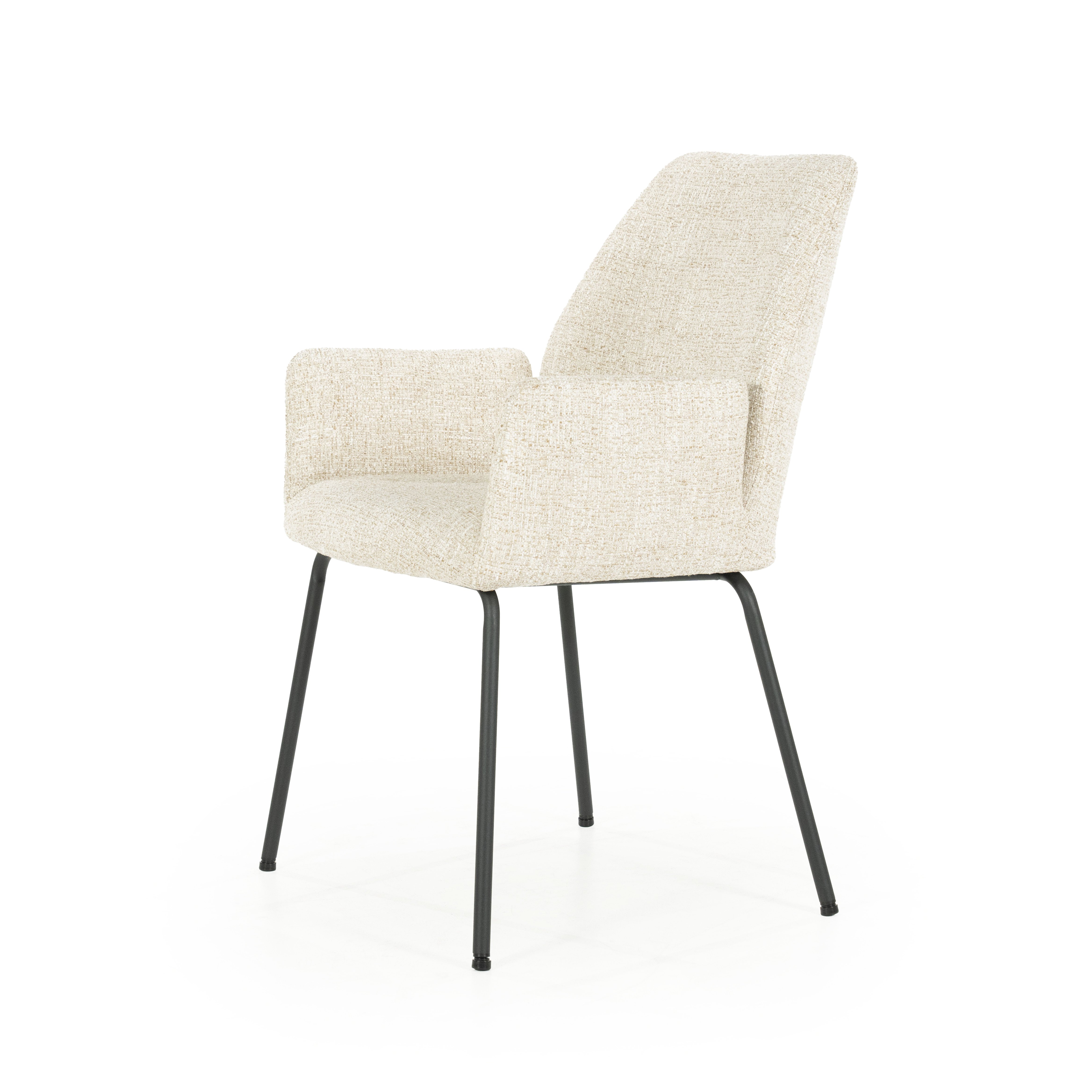 Armstoel Ibba in beige