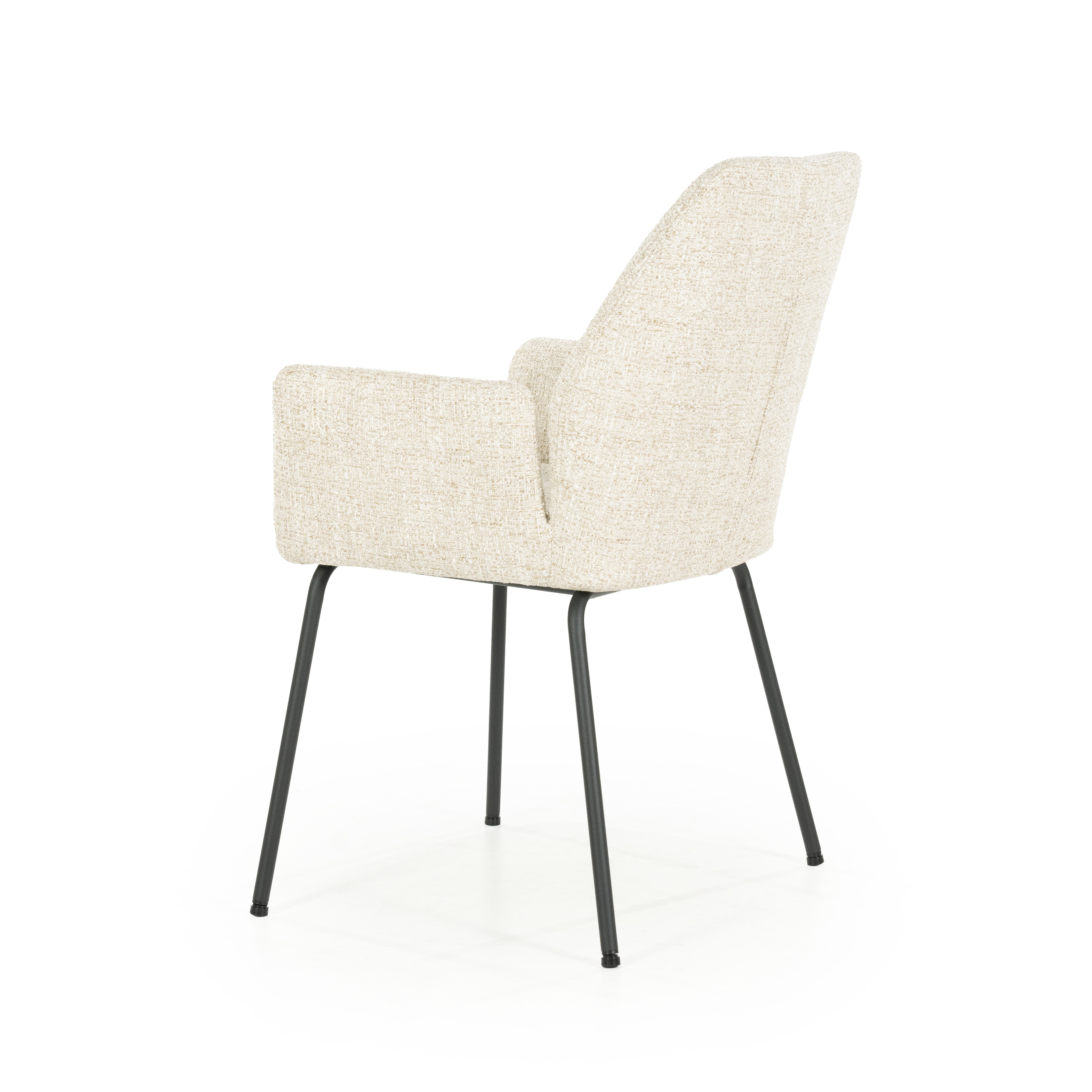 Armstoel Ibba in beige