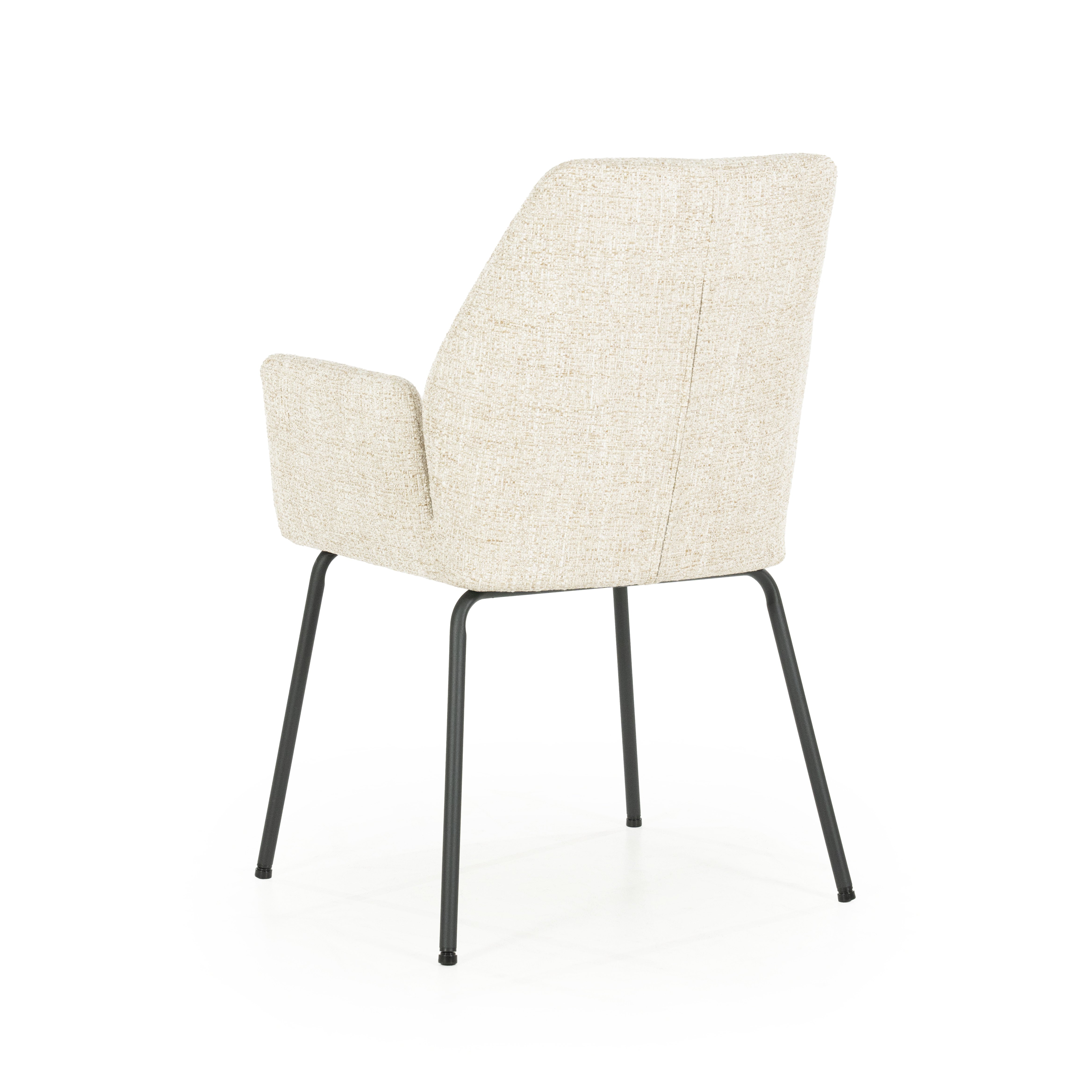 Armstoel Ibba in beige