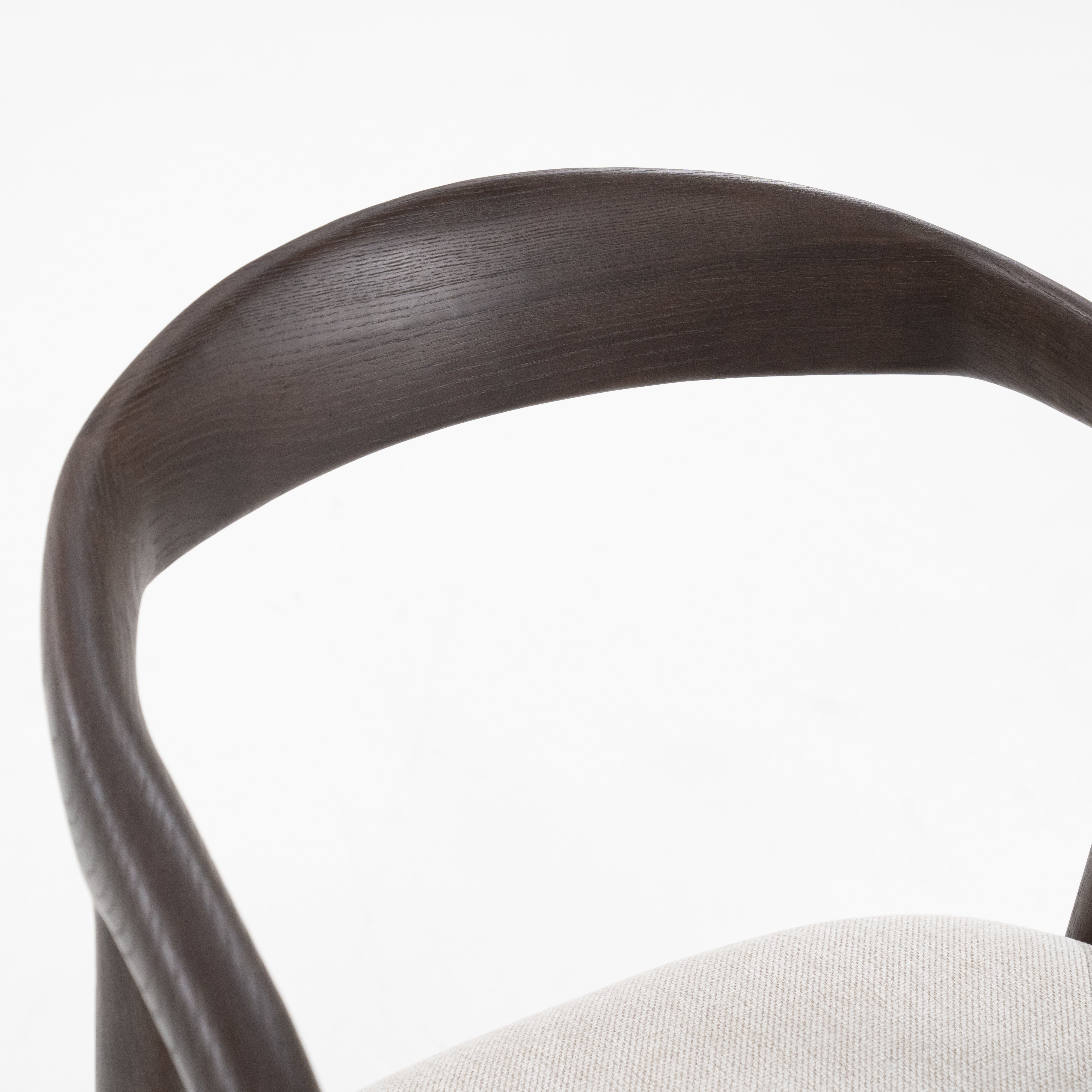 Armstoel Rafal in bruin hout