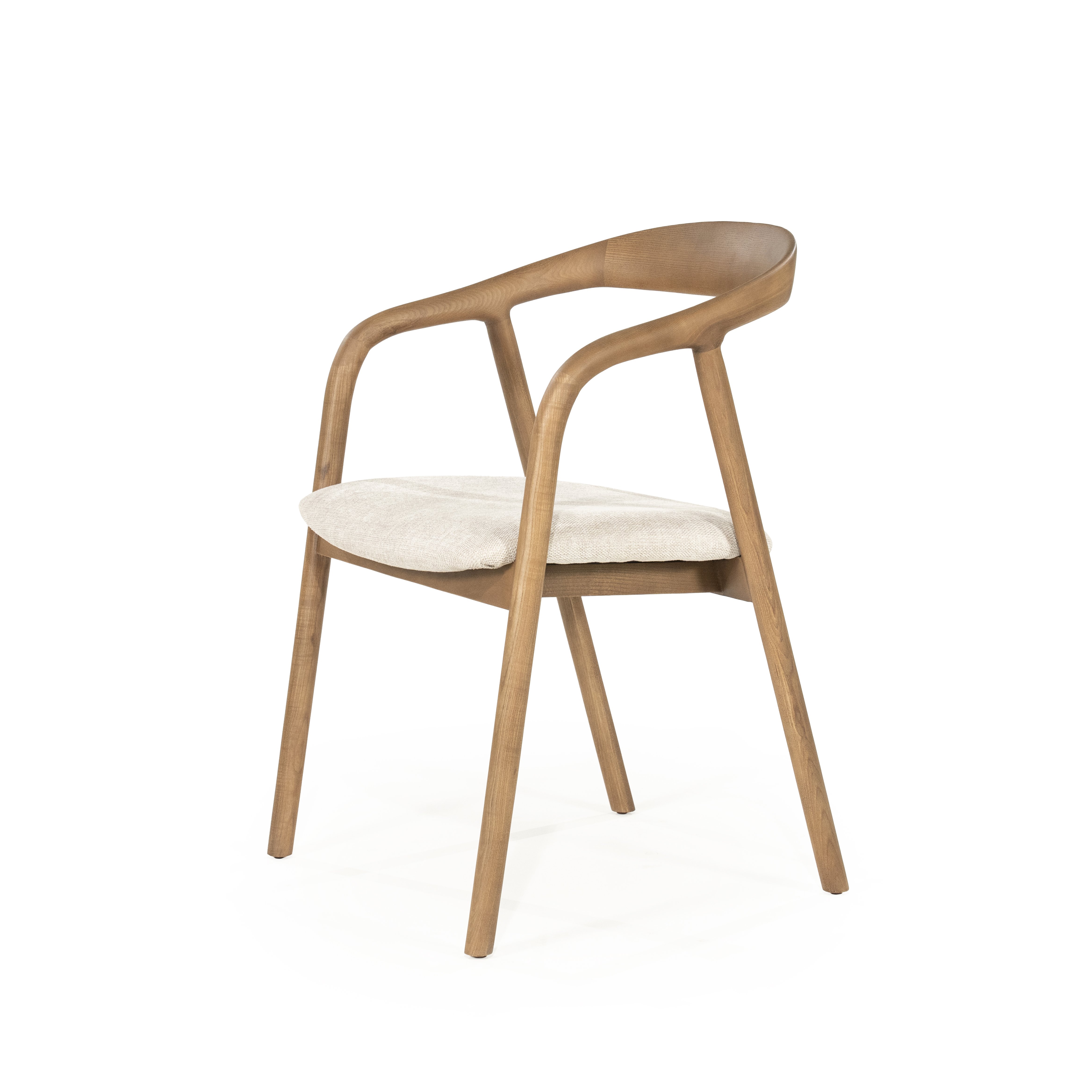 Armstoel Rafal in lichtbruin hout