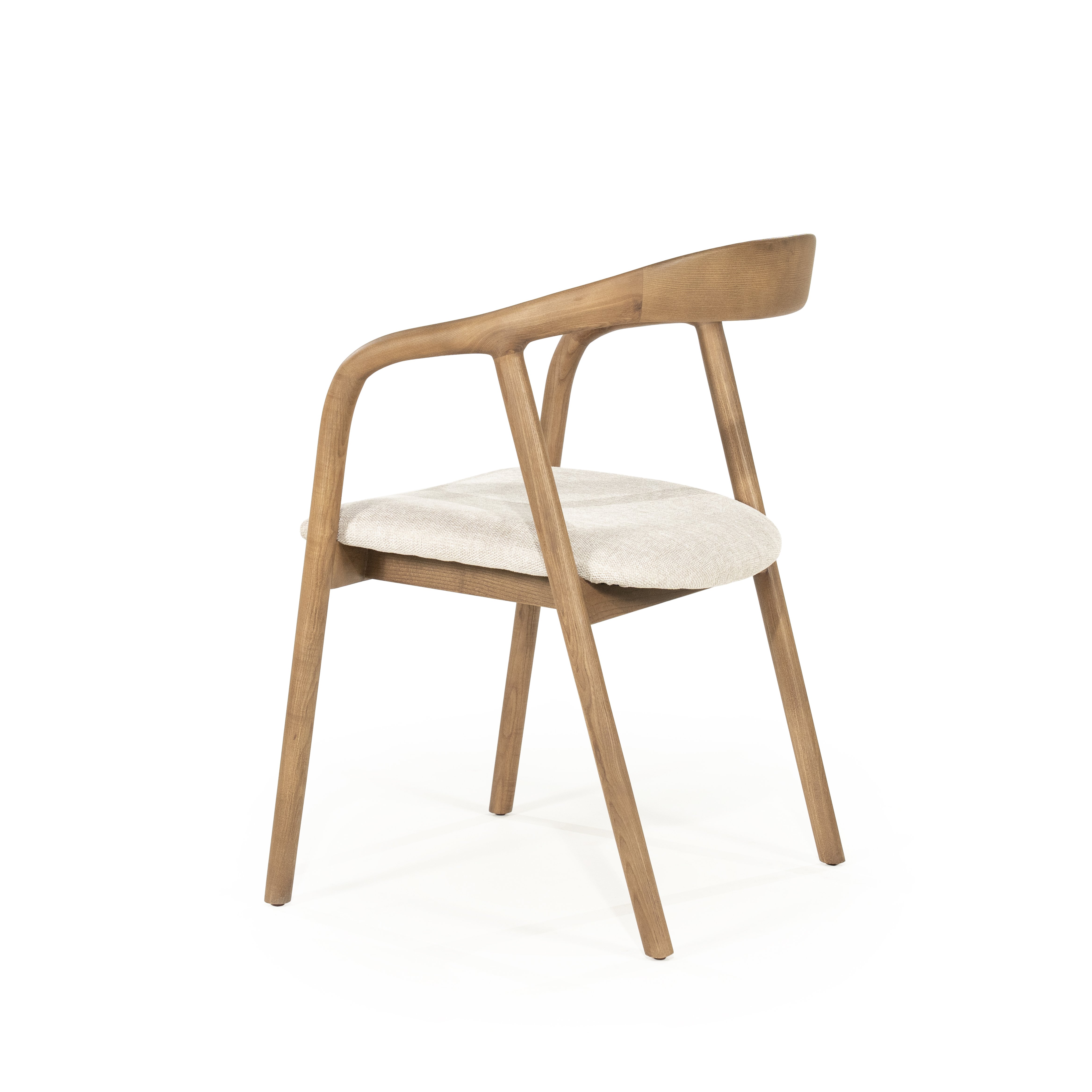 Armstoel Rafal in lichtbruin hout