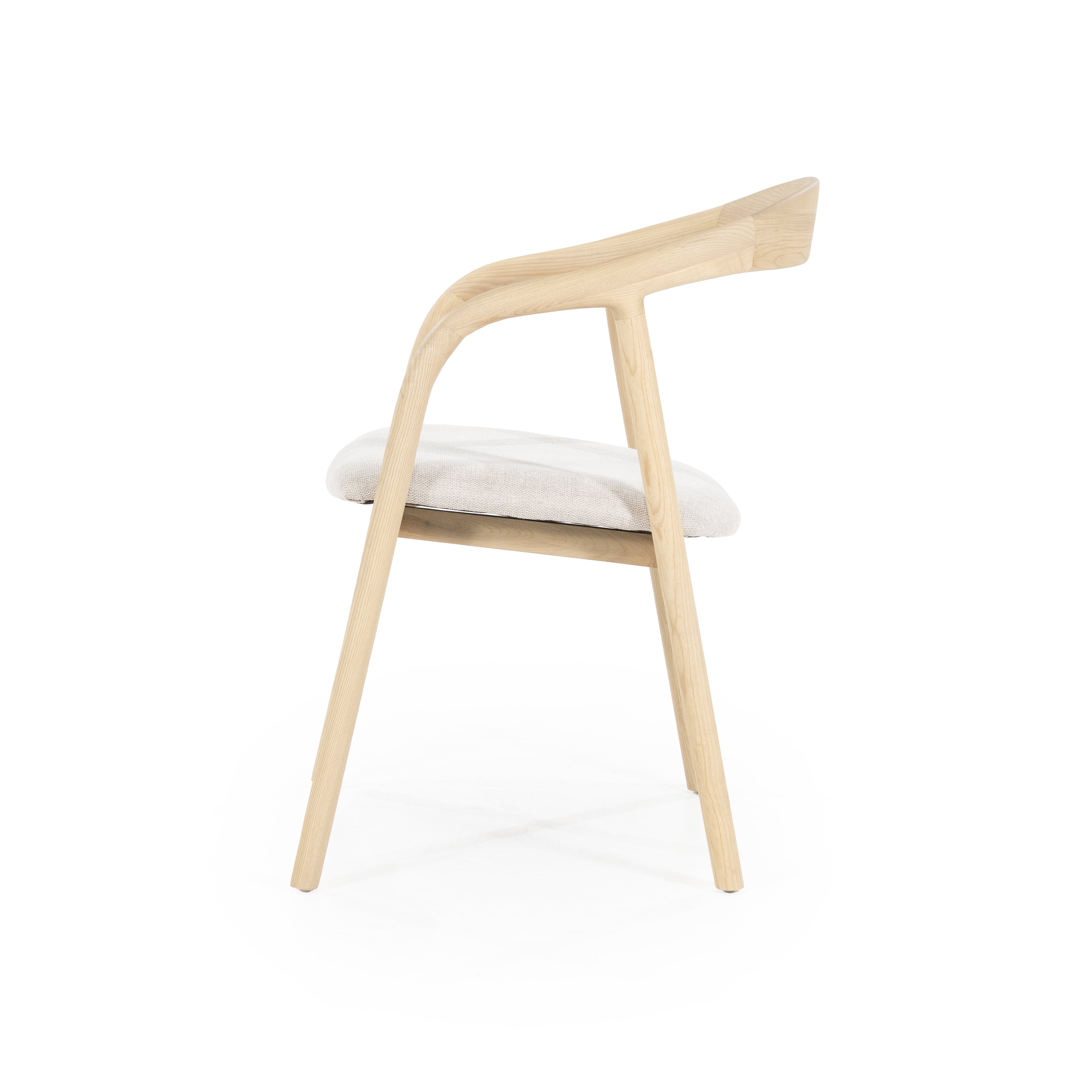 Armstoel Rafal in naturel hout