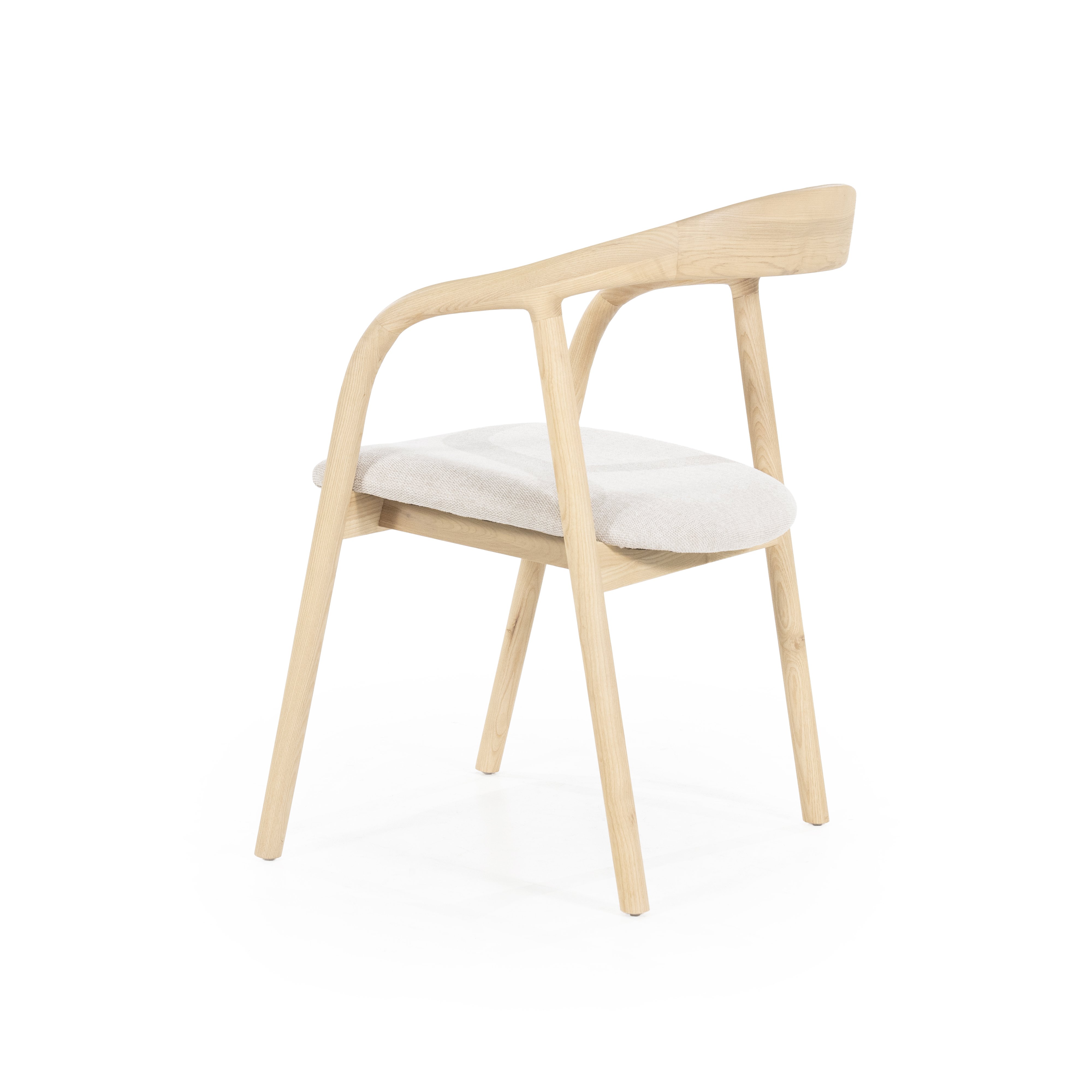 Armstoel Rafal in naturel hout