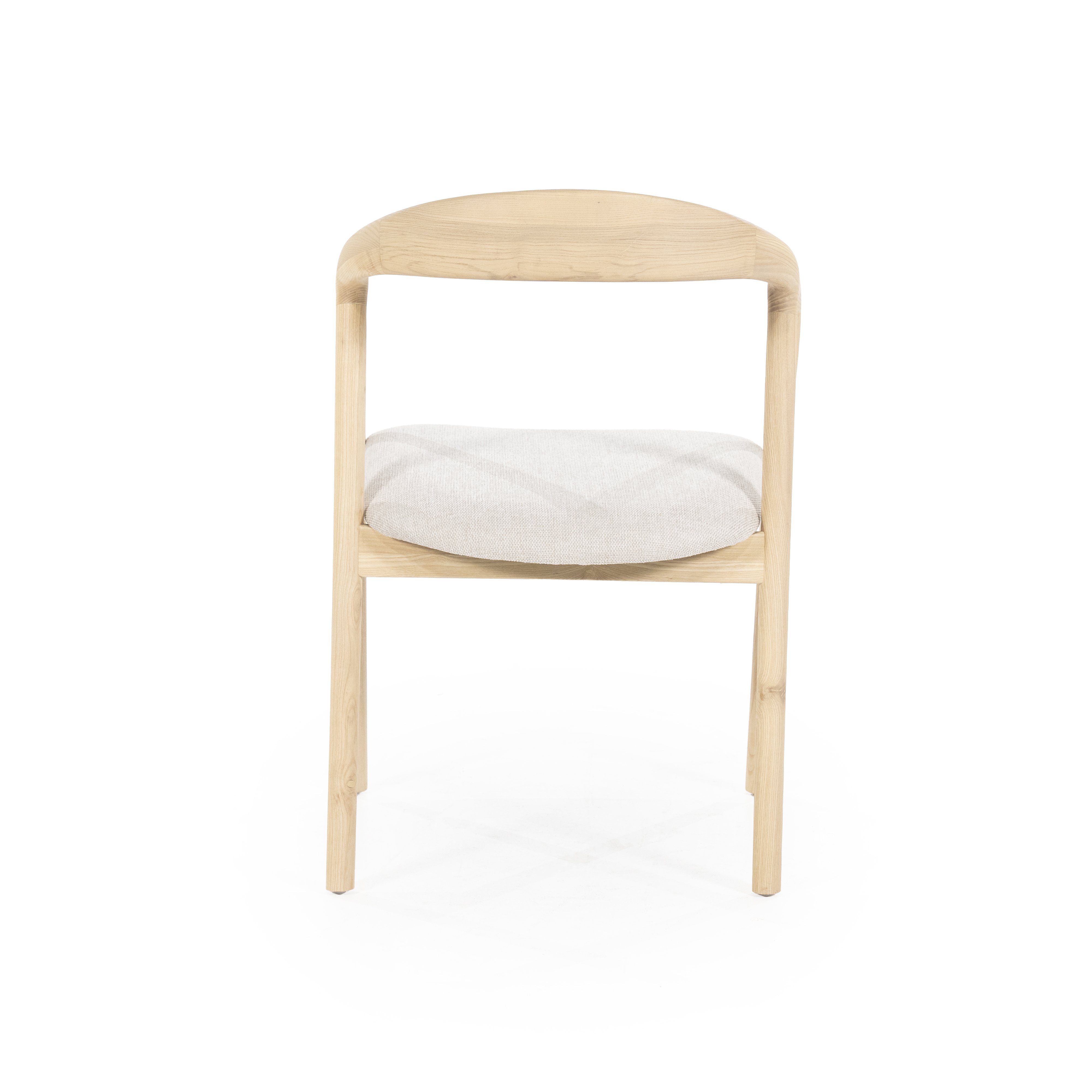 Armstoel Rafal in naturel hout