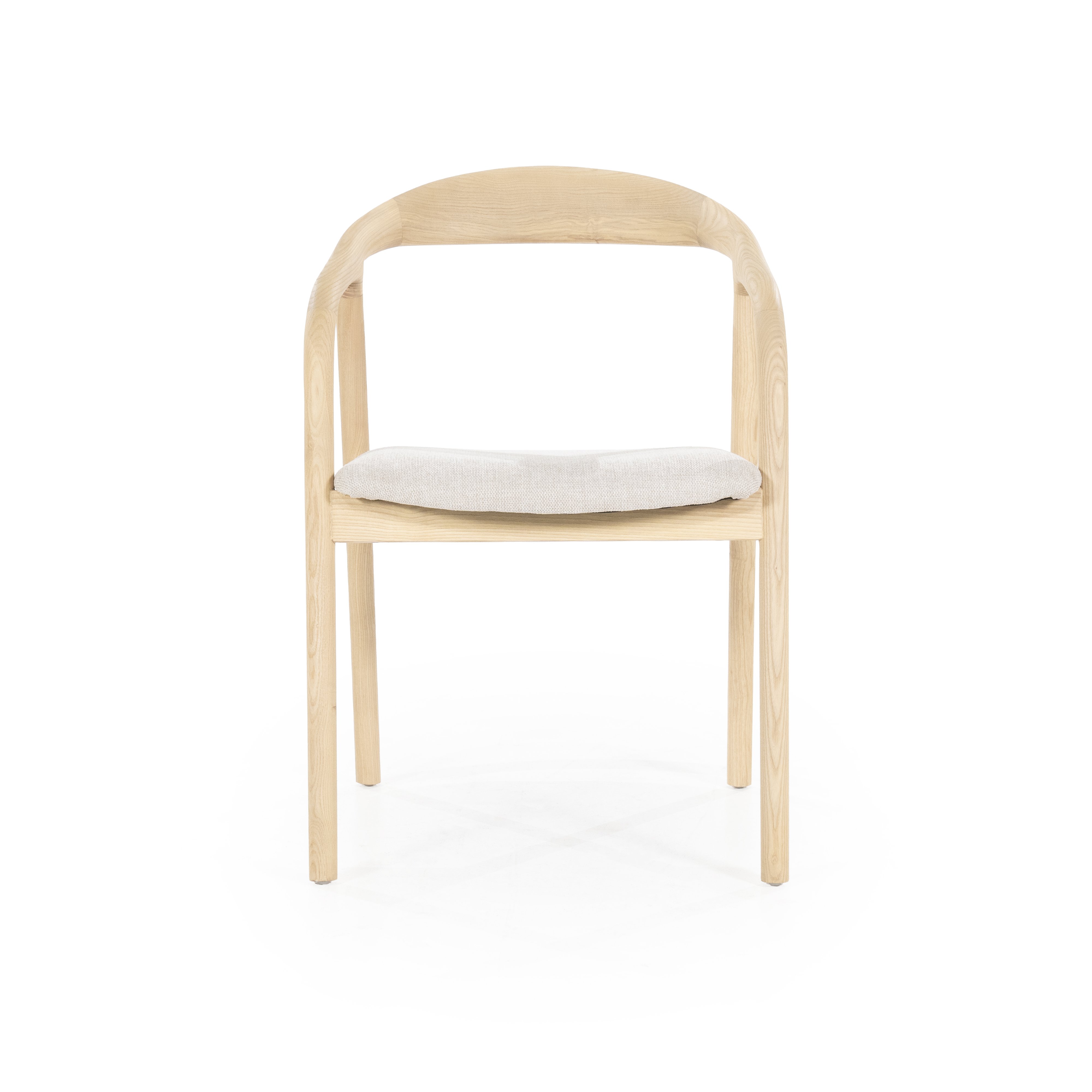 Armstoel Rafal in naturel hout