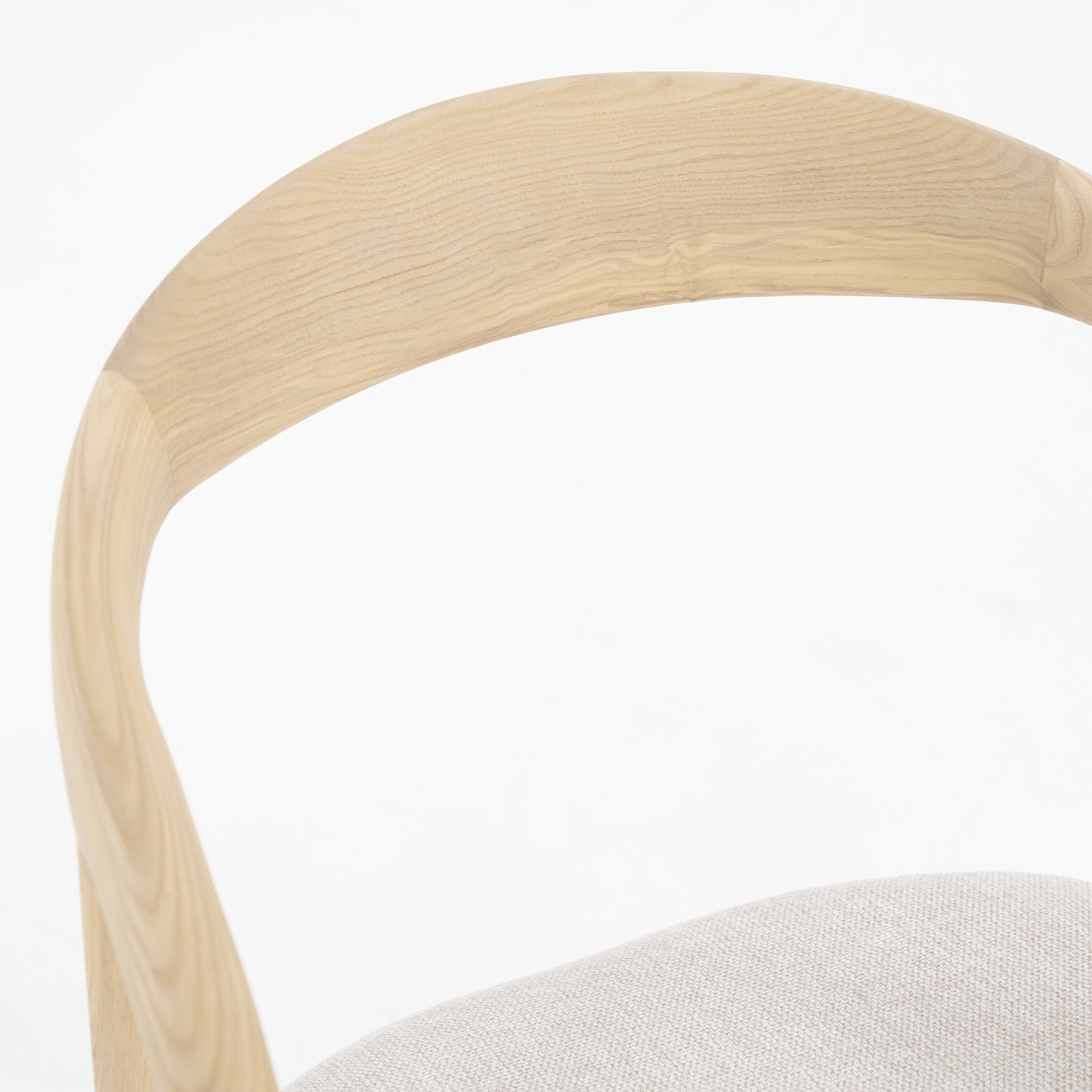 Armstoel Rafal in naturel hout