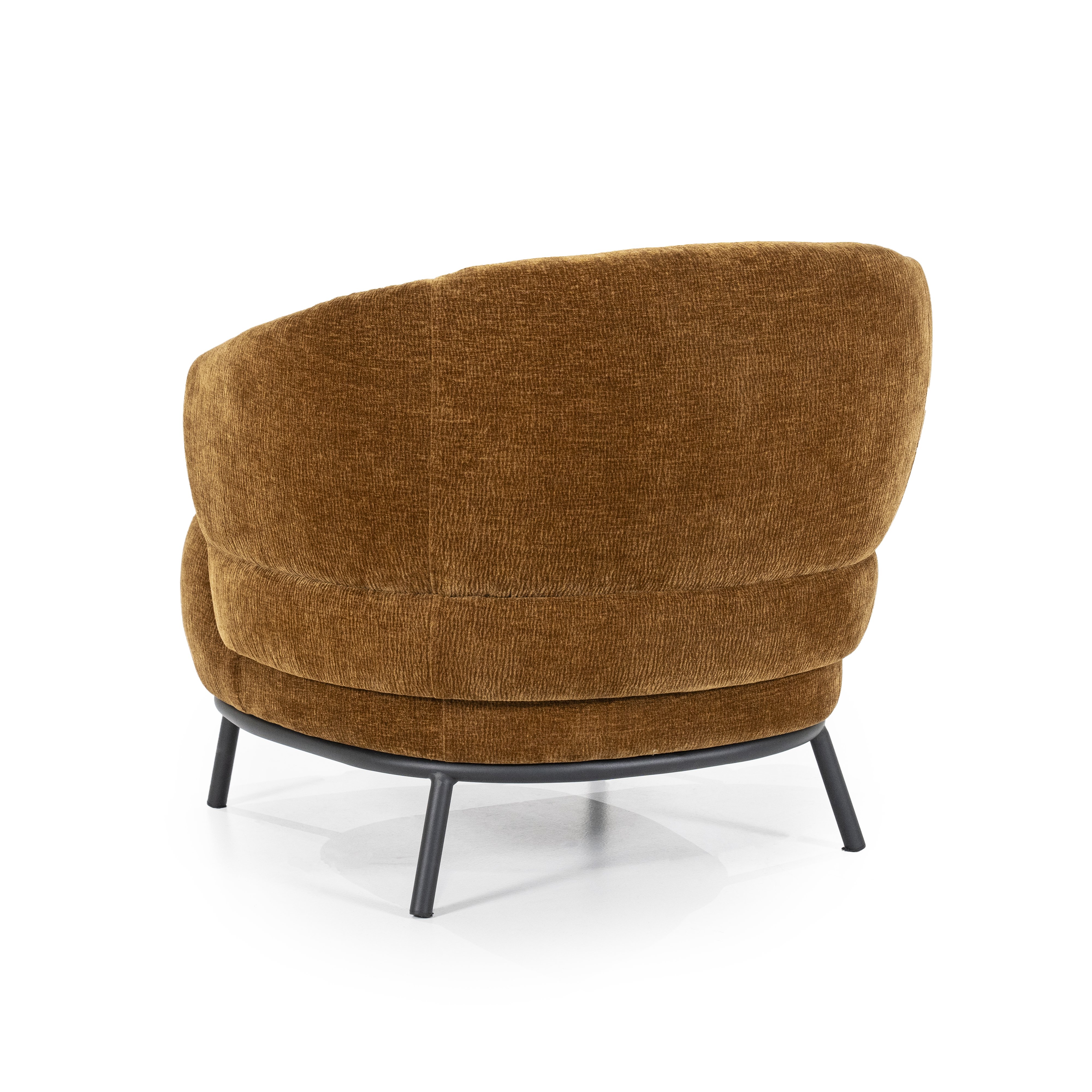 Fauteuil Davion in mosterd
