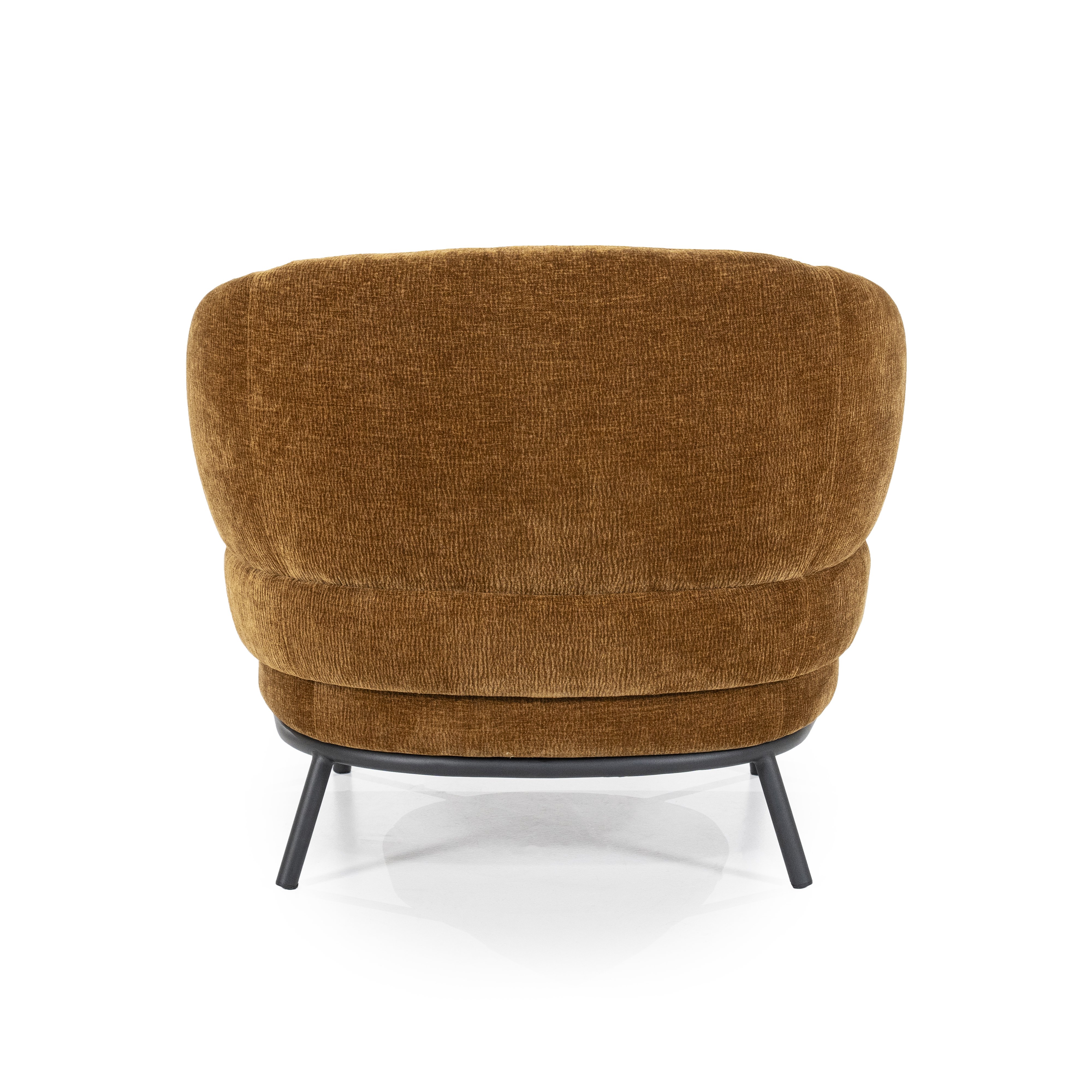 Fauteuil Davion in mosterd