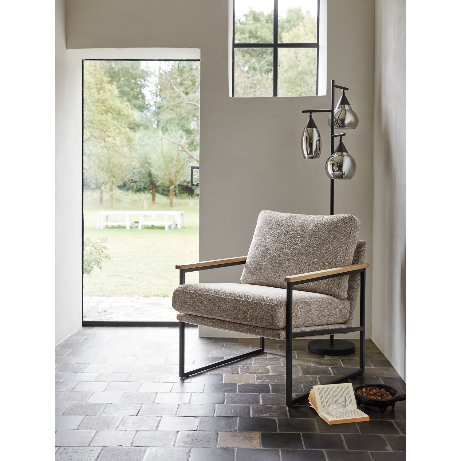 Fauteuil Claut, clay