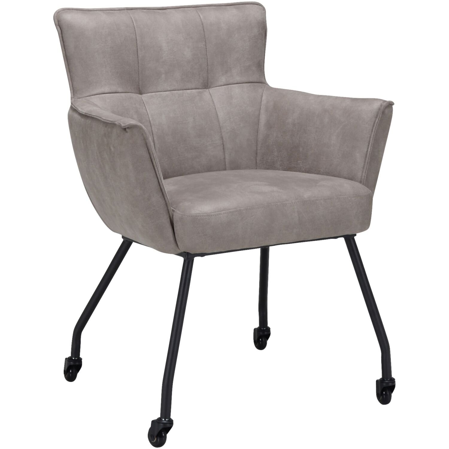 Armstoel Novile microleder bull 84 clay