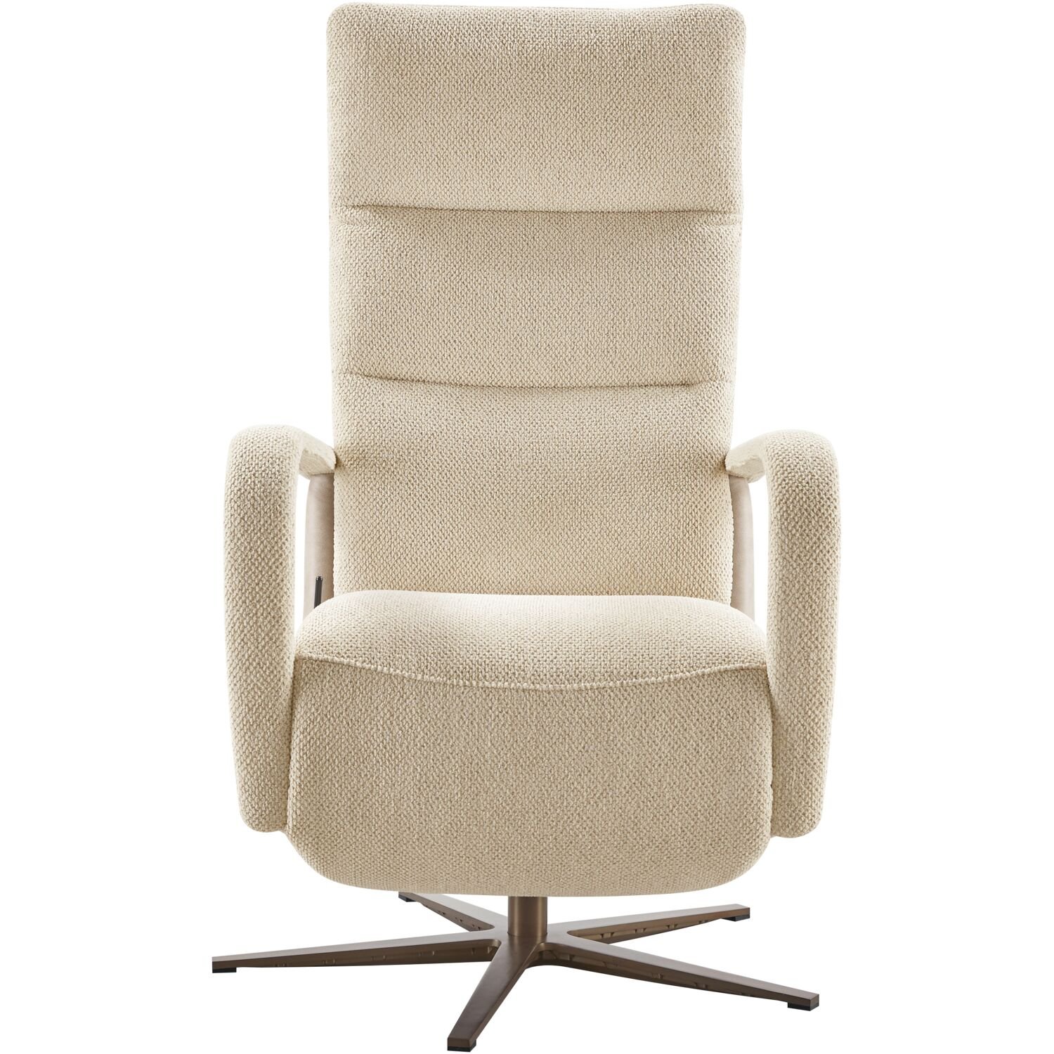 Relaxfauteuil Seduto in macan naturel en magnum clay