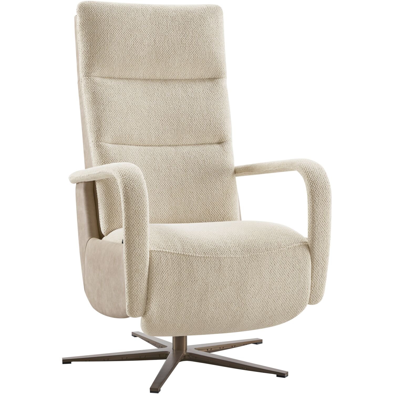 Relaxfauteuil Seduto in macan naturel en magnum clay