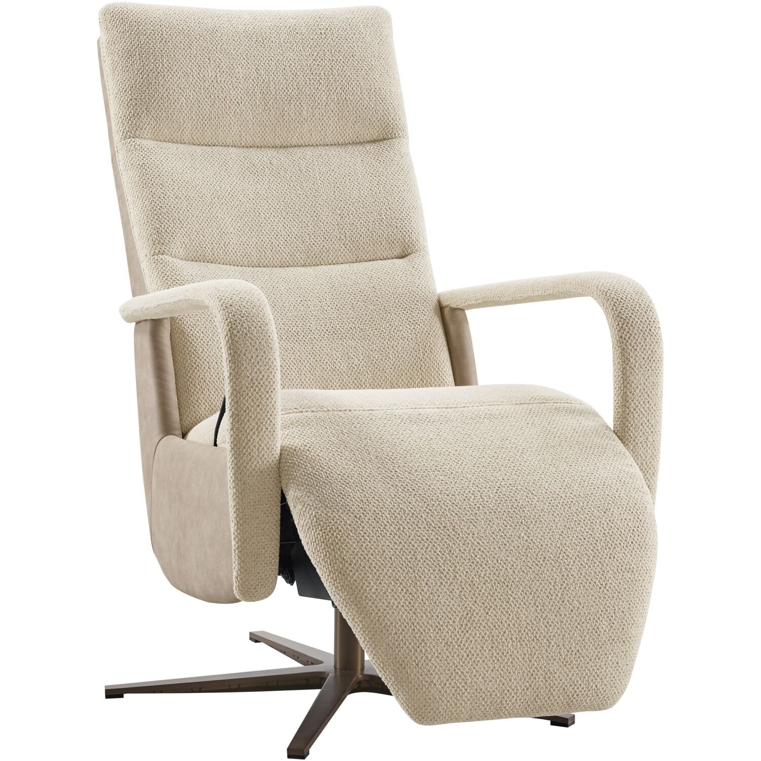 Relaxfauteuil Seduto in macan naturel en magnum clay