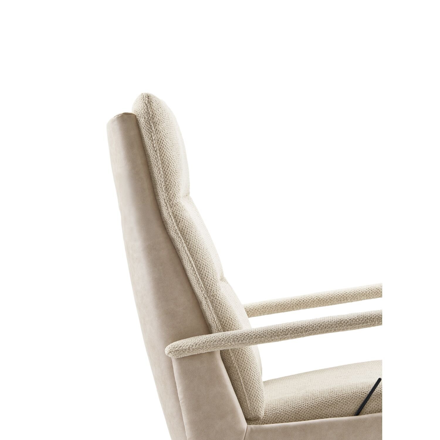 Relaxfauteuil Seduto in macan naturel en magnum clay